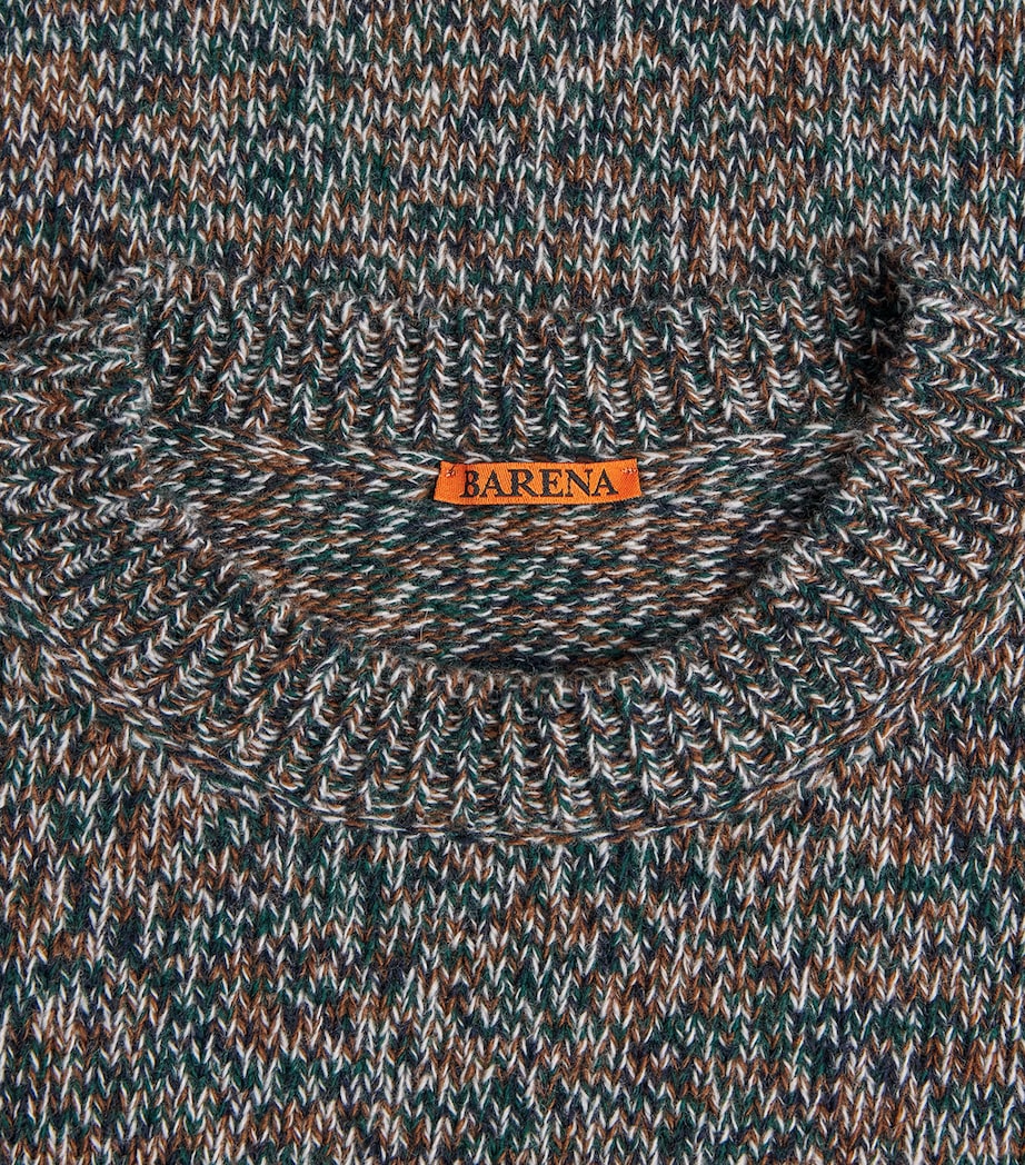 Wool Speckled-Knit Sweatshirt BOSCO 380 Image 5