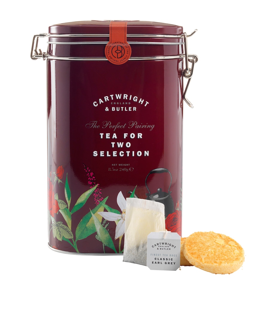 Tea for Two Tea and Biscuits Gift Set (240g) NO COLOUR Image 2