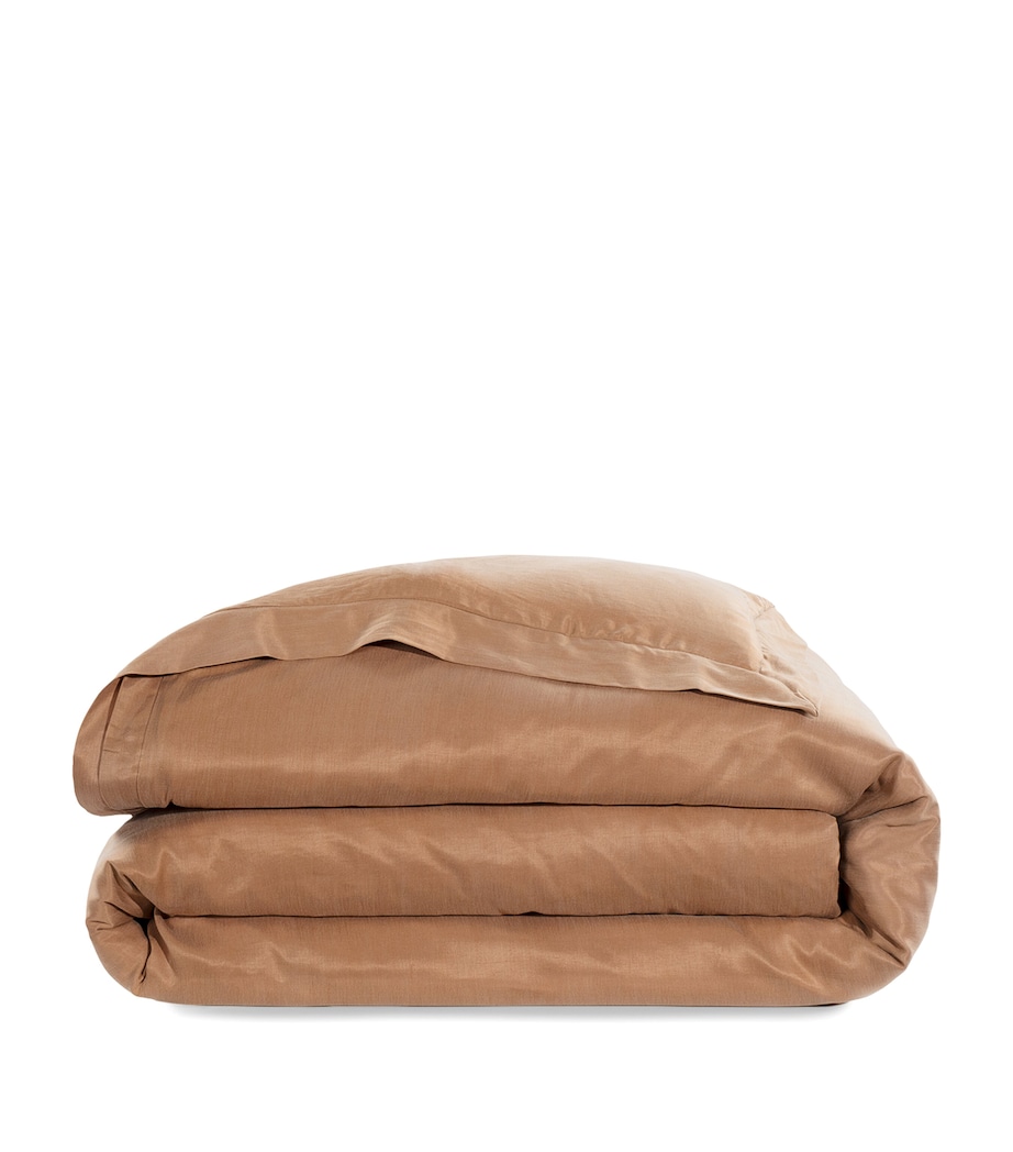 Alya Frame Super King Duvet Cover (260cm x 240cm) CARAMEL Image 1