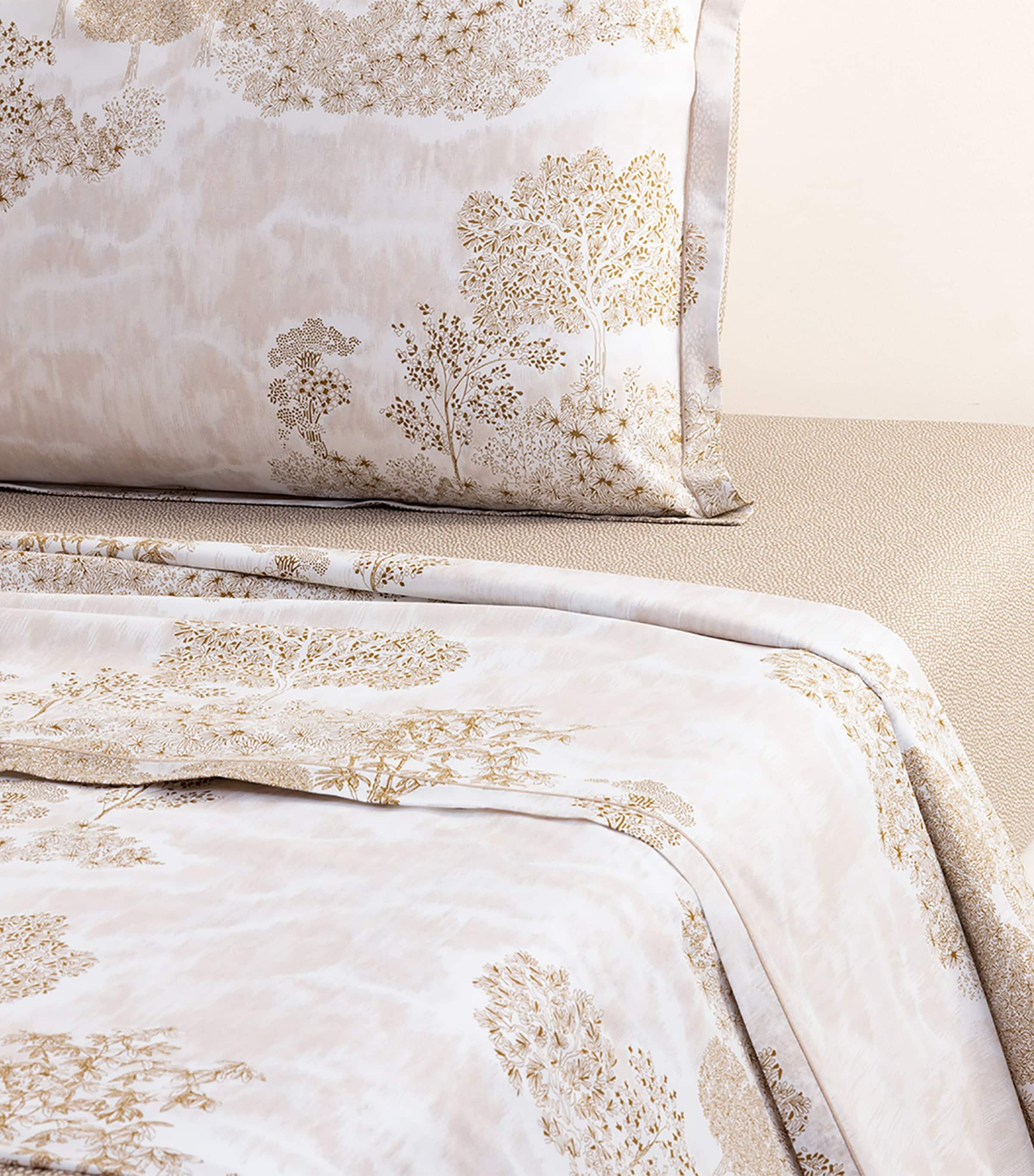 Yves Delorme Paysages Flat Sheet In Neutral