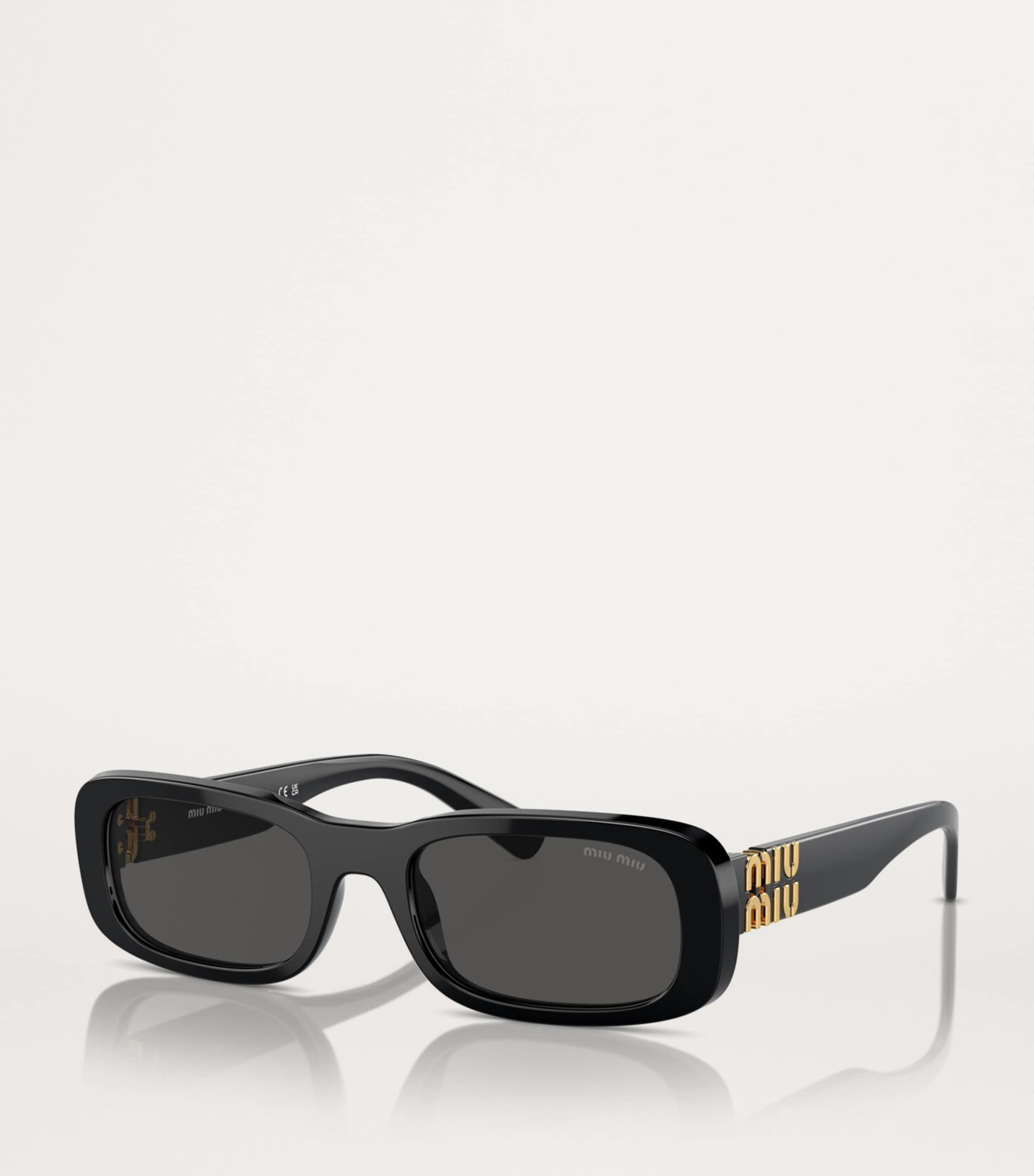 Acetate Rectangular Sunglasses 1AB5S0 Image 2
