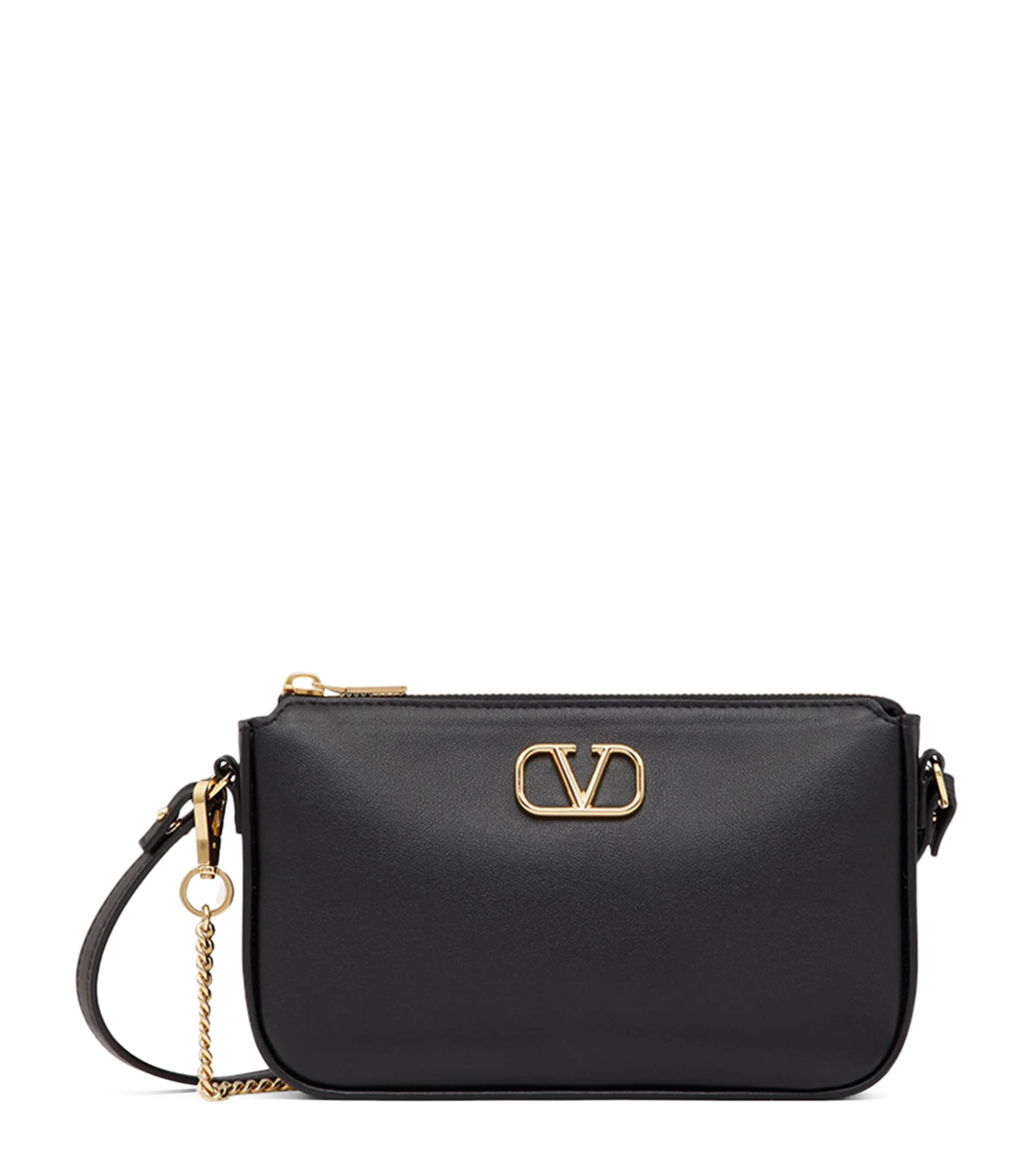 VALENTINO GARAVANI MINI LEATHER VLOGO CROSS-BODY BAG 