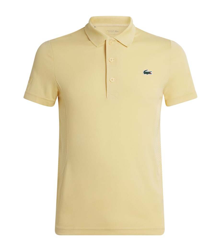 Lacoste Mens Technical Polo Shirt Zcm Soya Image 1