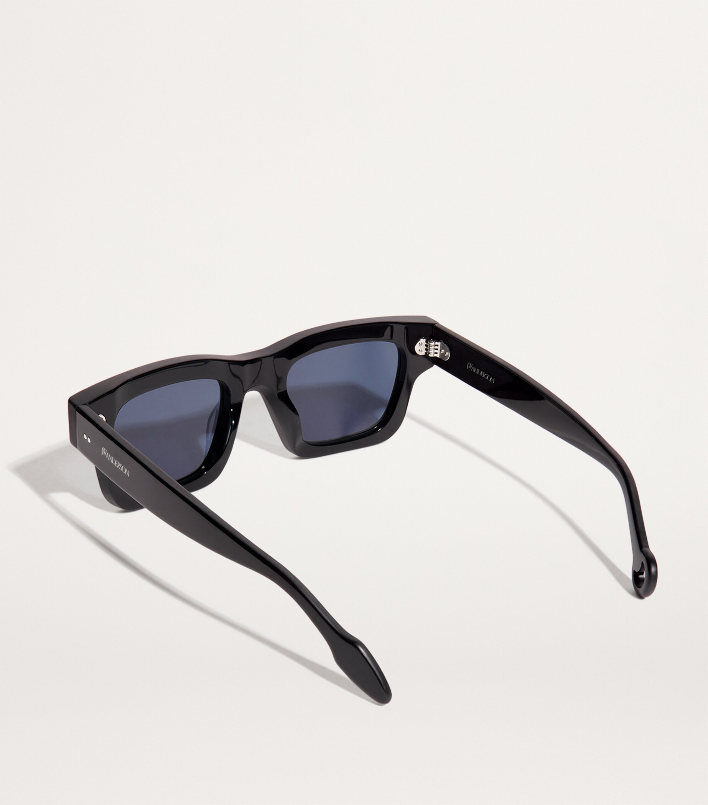 サングラス Jwa02 Sunglasses - J.W. Anderson - Acetate - Black JW Anderson Acetate JWA02 Rectangle Sunglasses | Harrods US