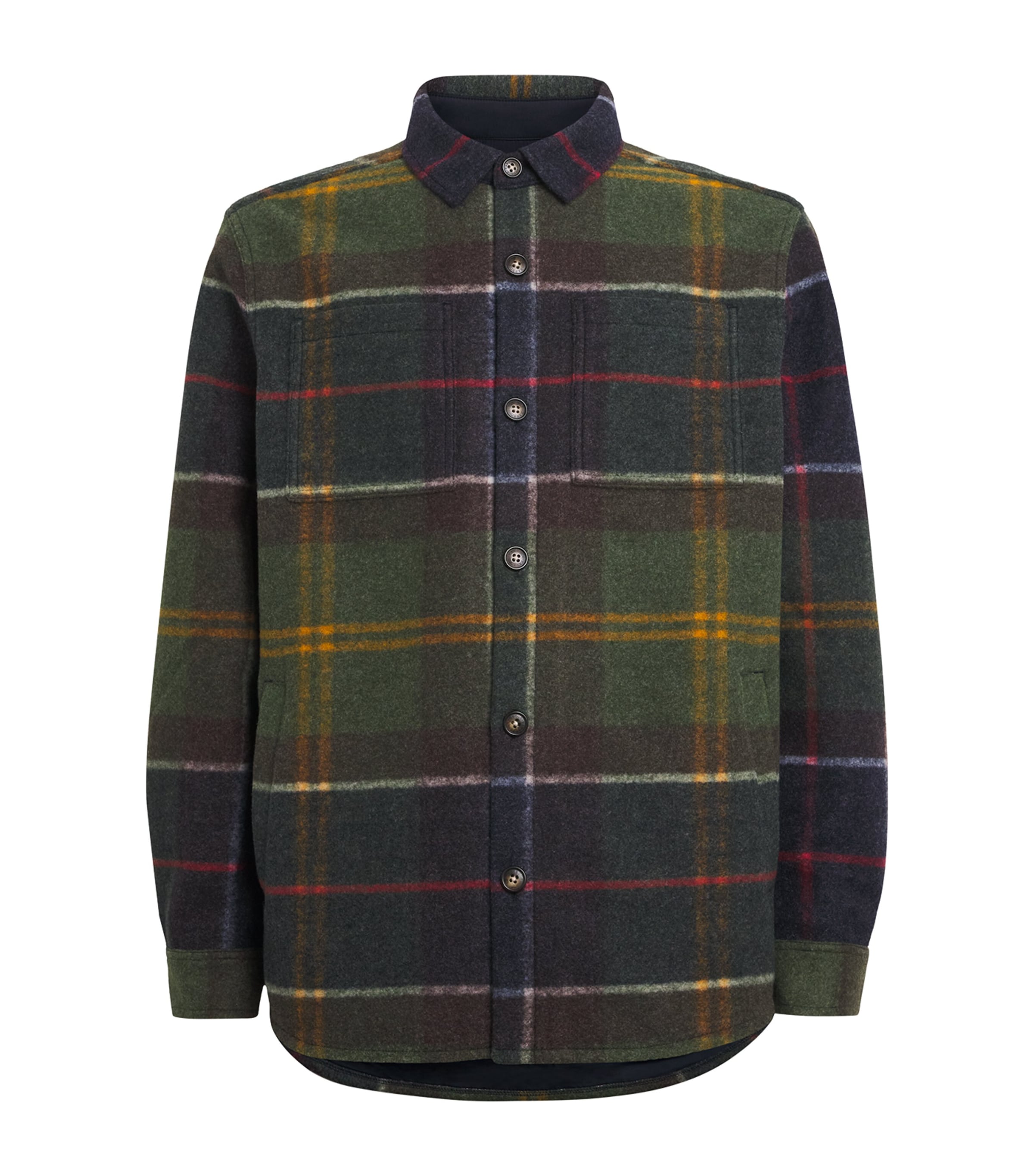 Barbour Check Chapter Overshirt In Multi