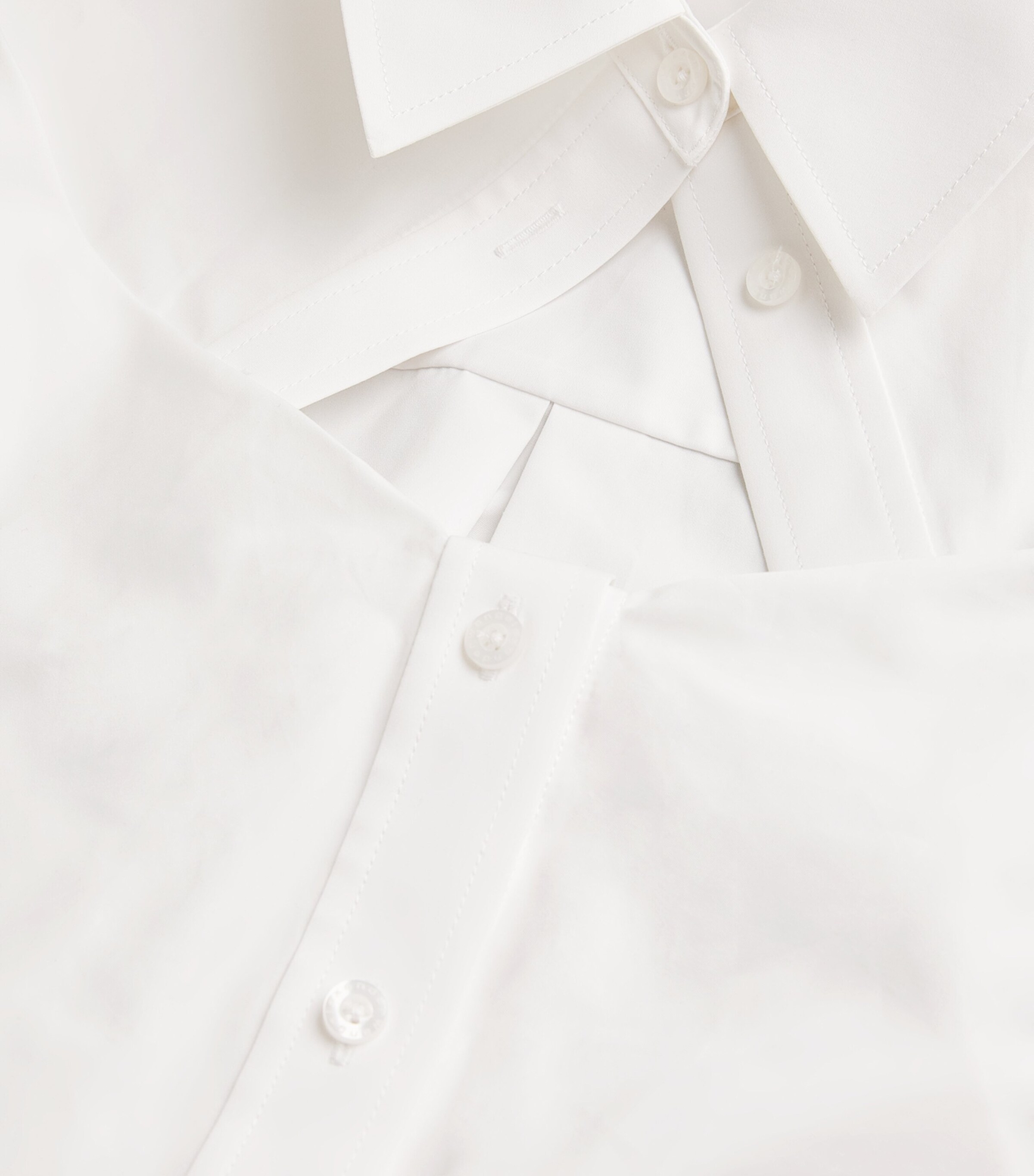 Cotton Deconstructed Shirt 100WHITE Image 5