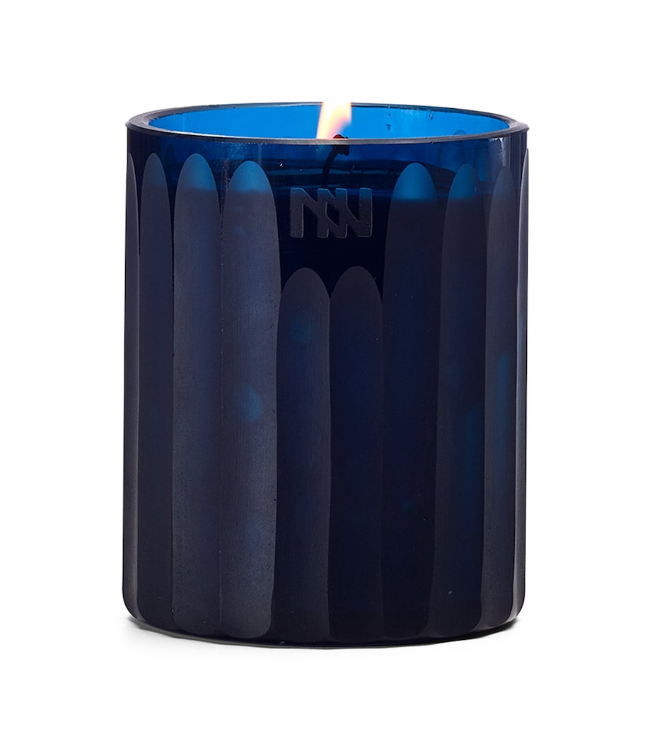 Onno Small Ginger Fig Royal Candle Blue Image 1