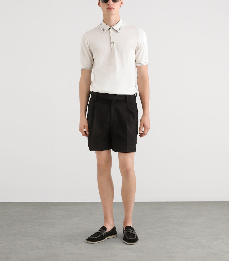 Silk Polo Shirt W0001-NATURAL W Image 2