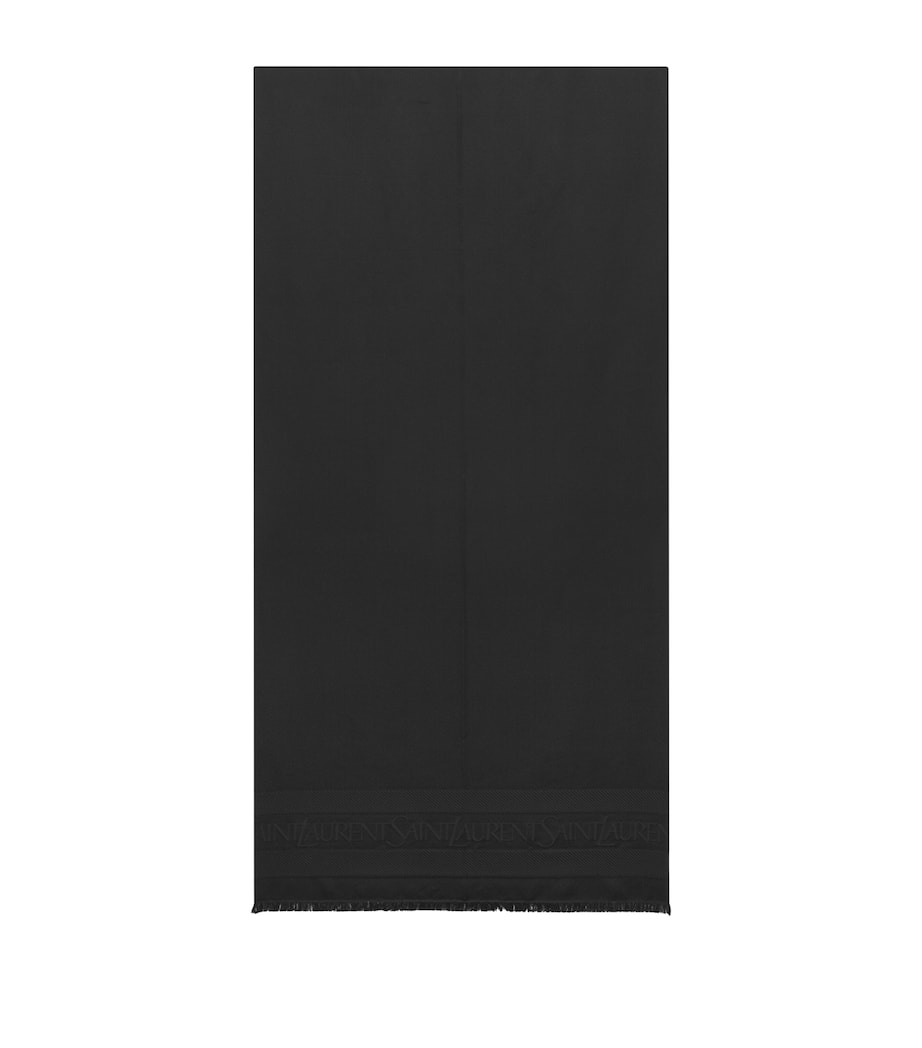 Silk Embroidered Scarf 1000 Image 1