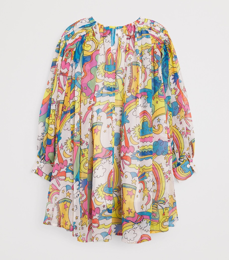 Voile Rainbow Print Dress (3-14+ Years) 103MCAVORIO/MULTI Image 2