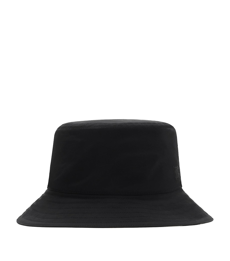 Gabardine Reversible Bucket Hat BLACK / SAND Image 1