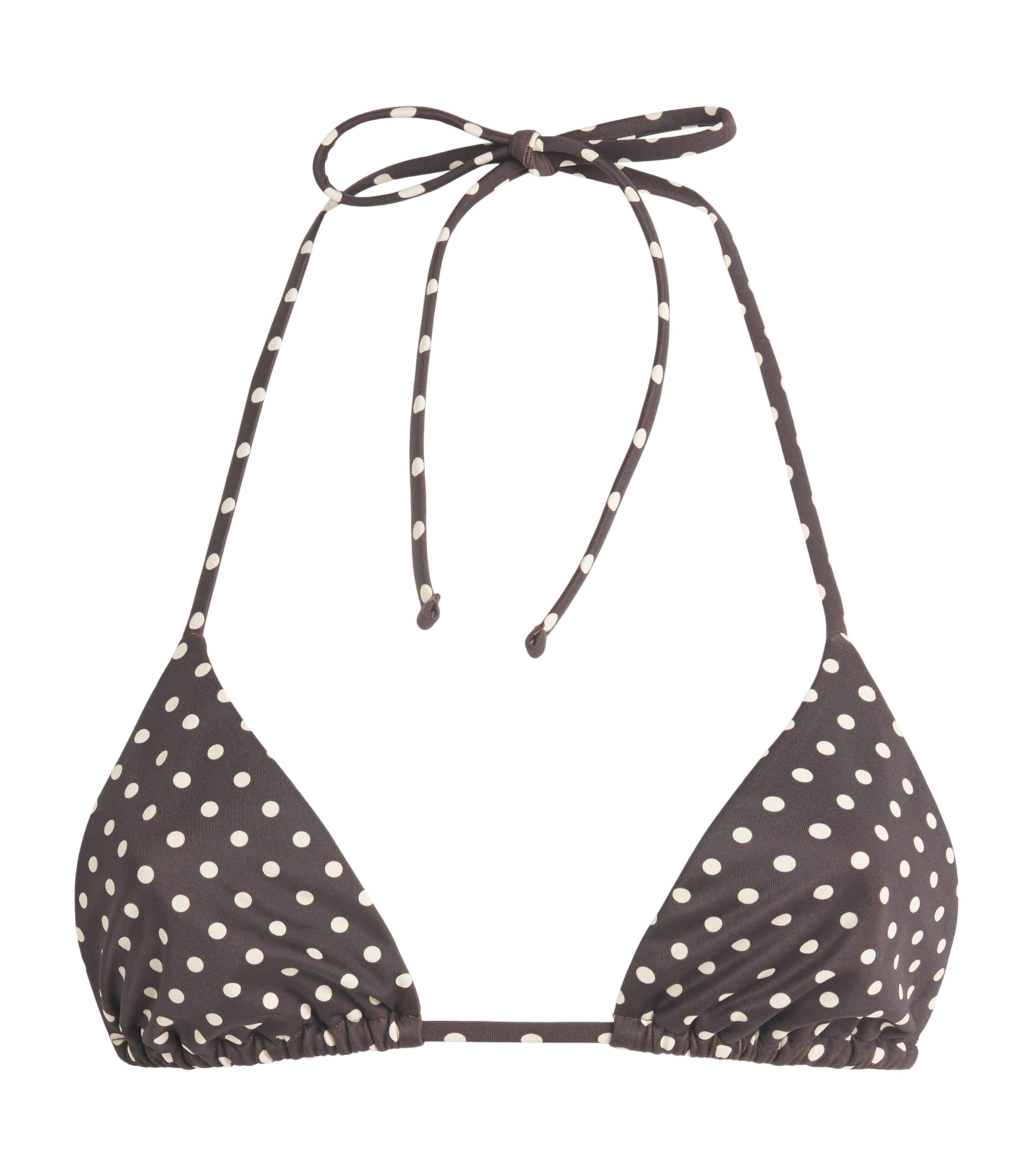 Matteau Womens The String Polka Dot Bikini Top Plka Dot Plk Chc Image 1