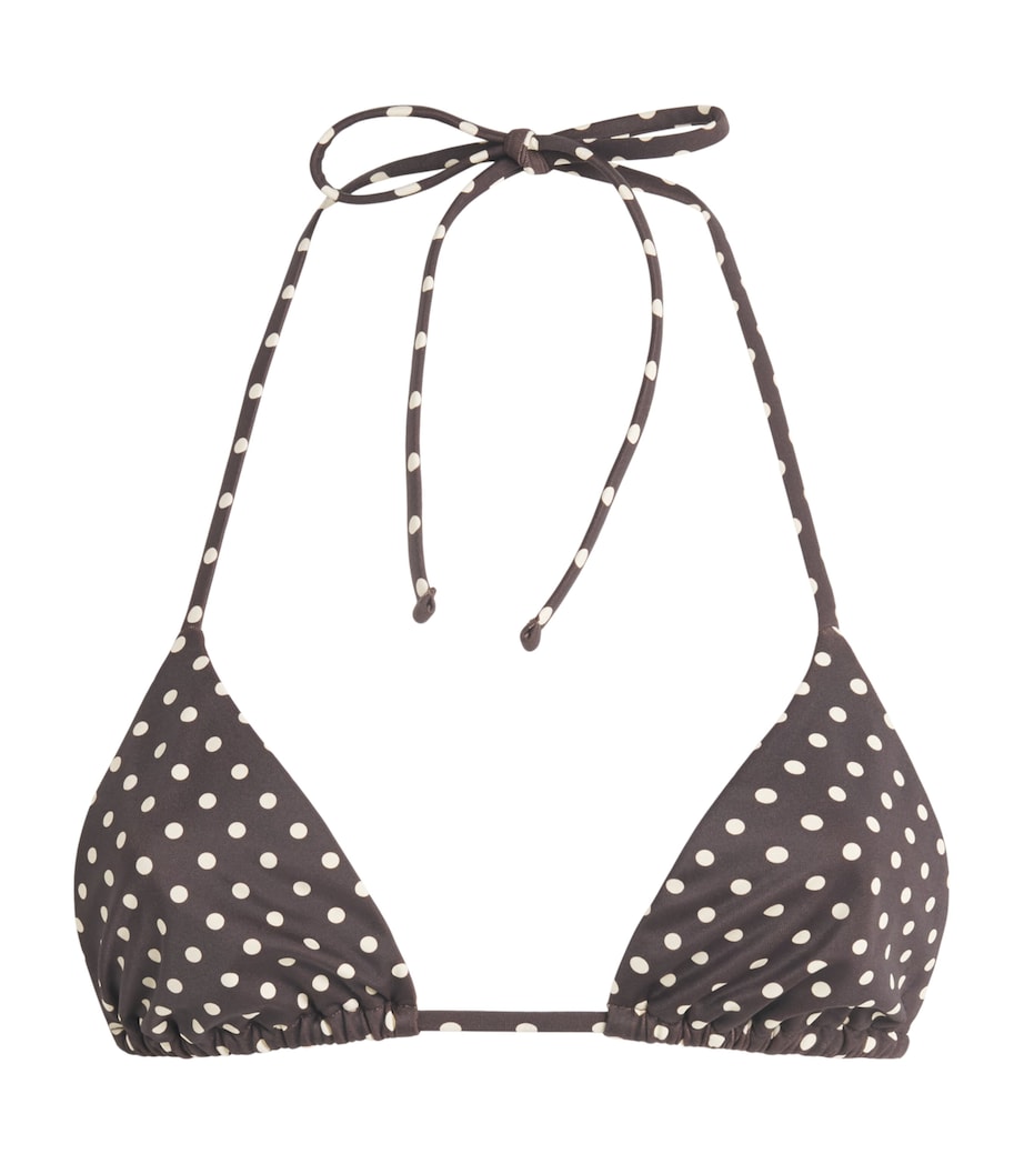 Matteau Womens The String Polka Dot Bikini Top Plka Dot Plk Chc Image 1