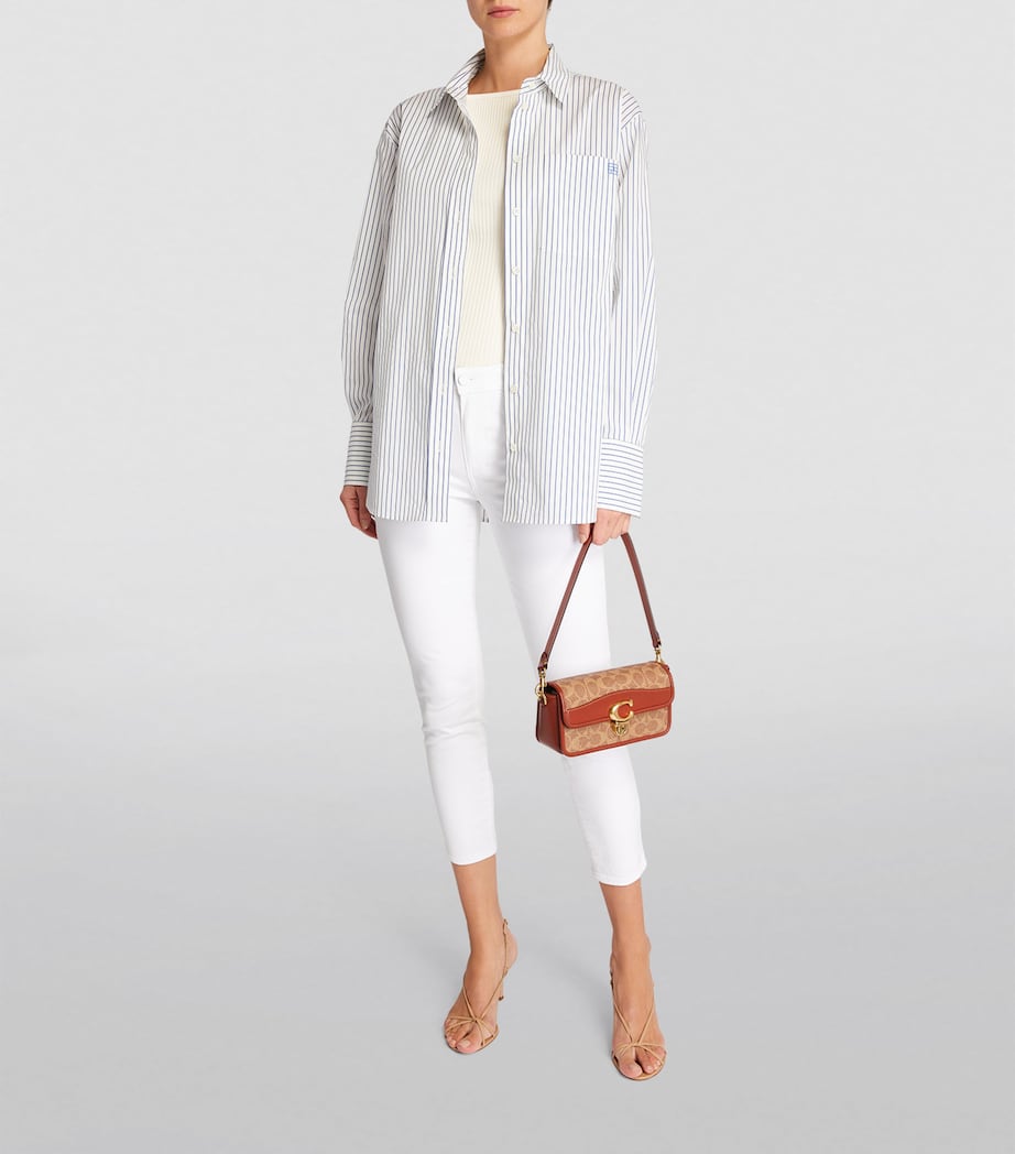 Cropped Hoxton High-Rise Skinny Jeans CRISP WHITE Image 2