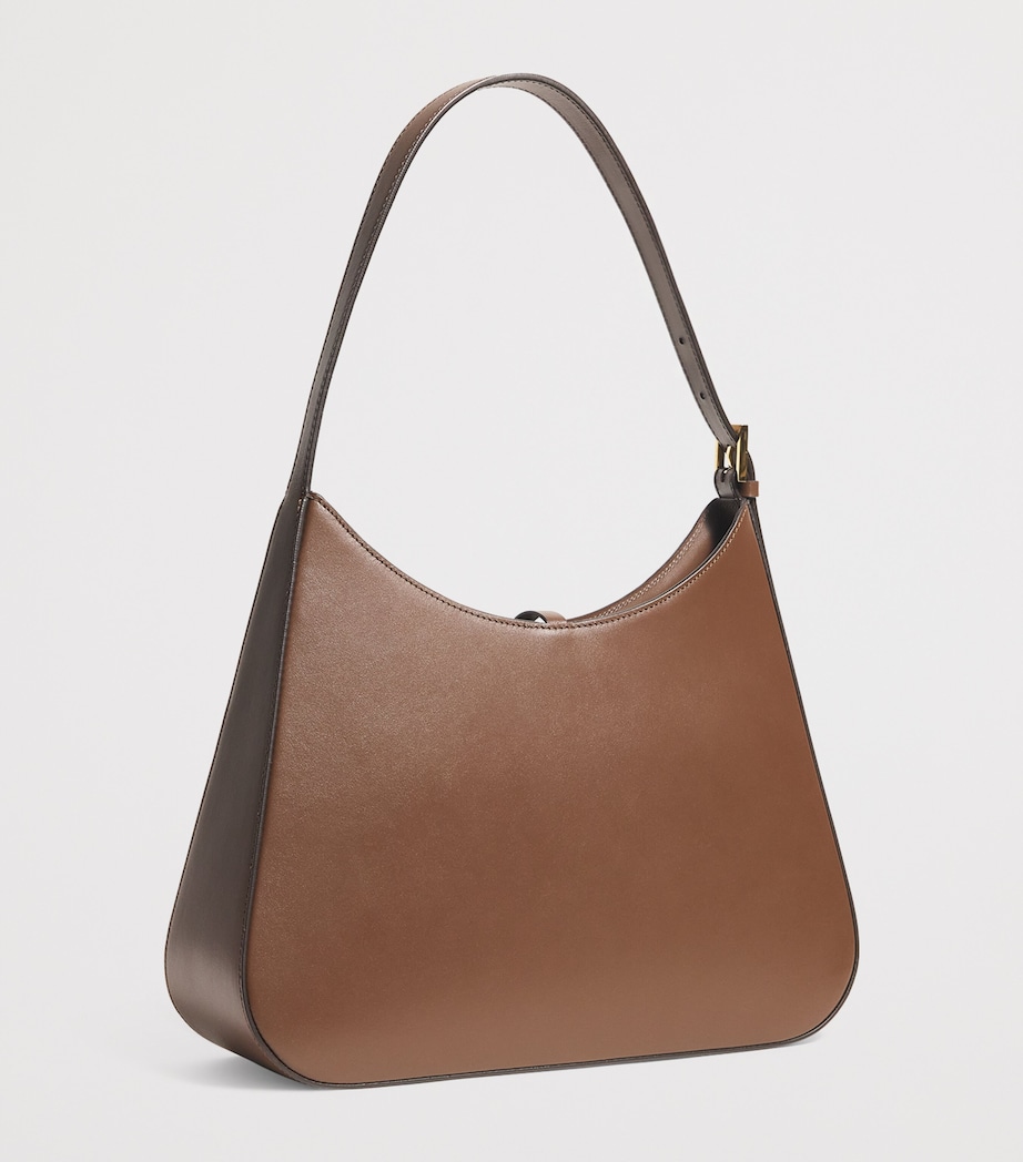 Large Suede Tokyo Shoulder Bag MOCHA Image 3