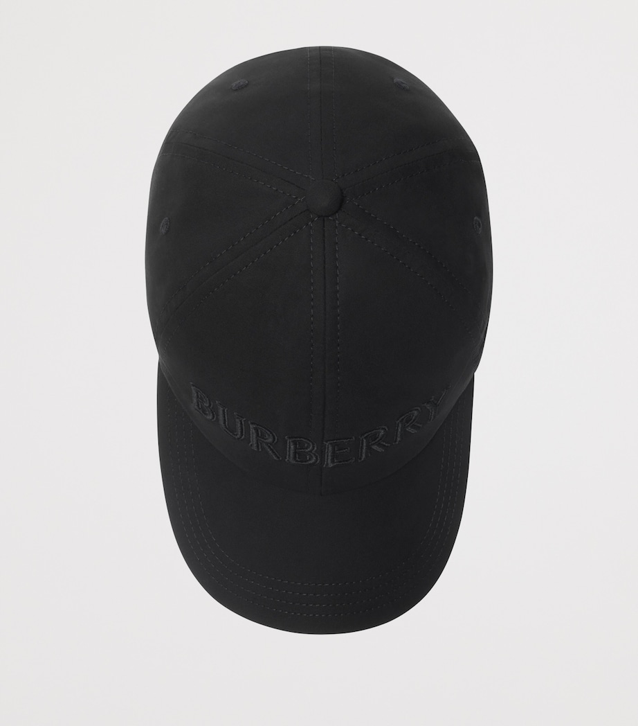 Cotton Gabardine Logo Cap BLACK Image 3
