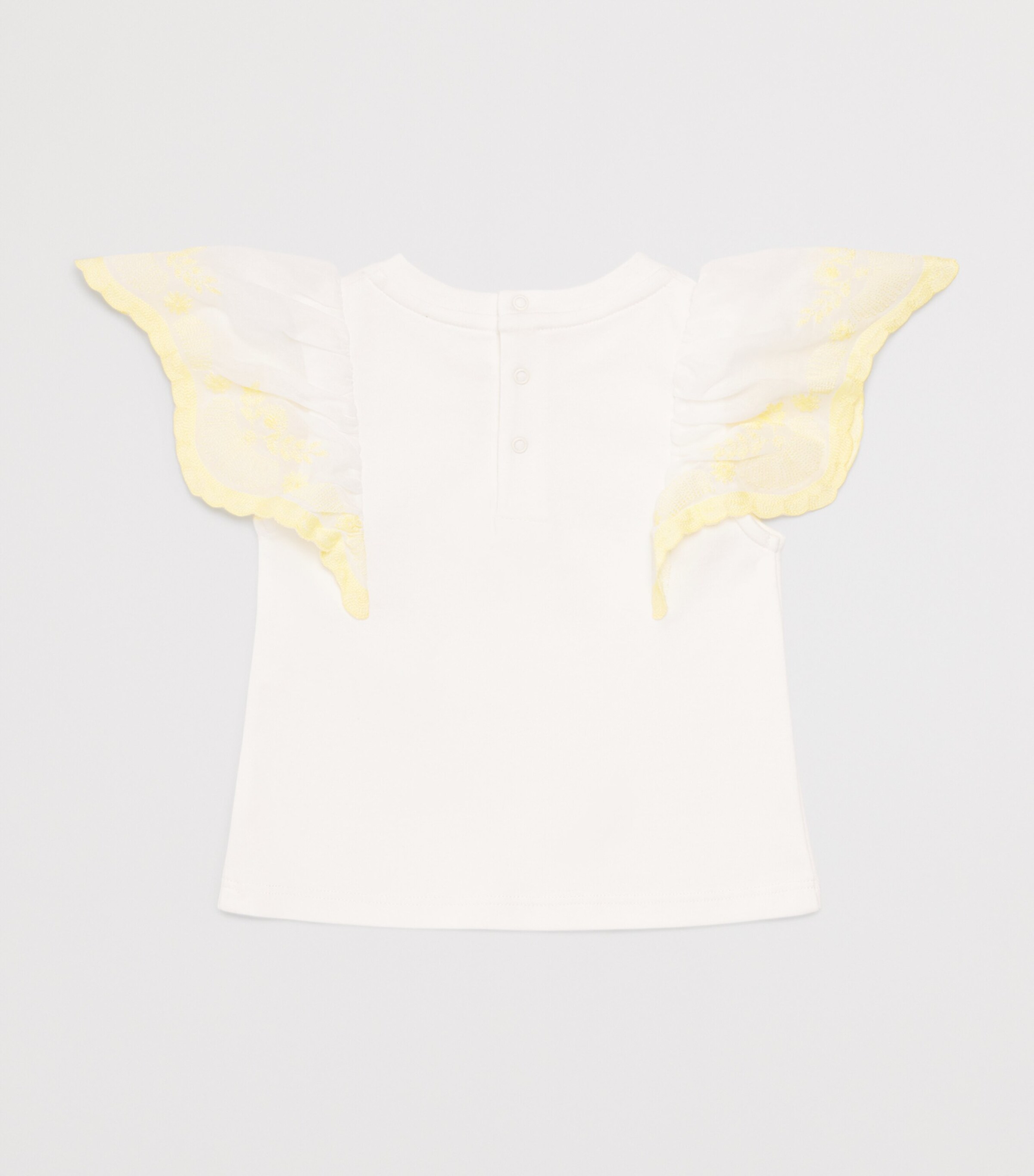 Chloé Kids Organic Cotton Embroidered Blouse (6-36 Months) Image 2
