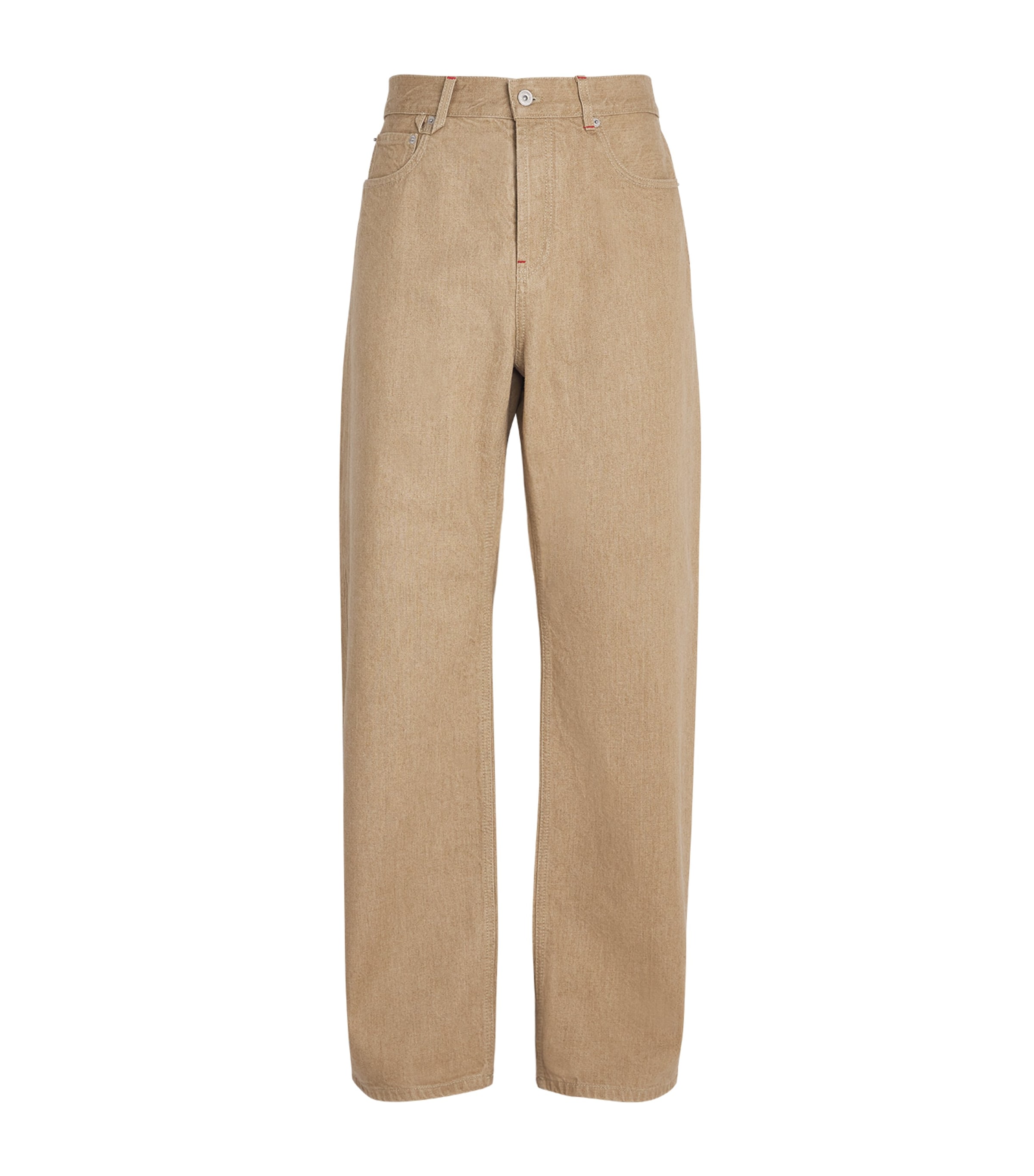 Straight Jeans BEIGE-150 Image 1