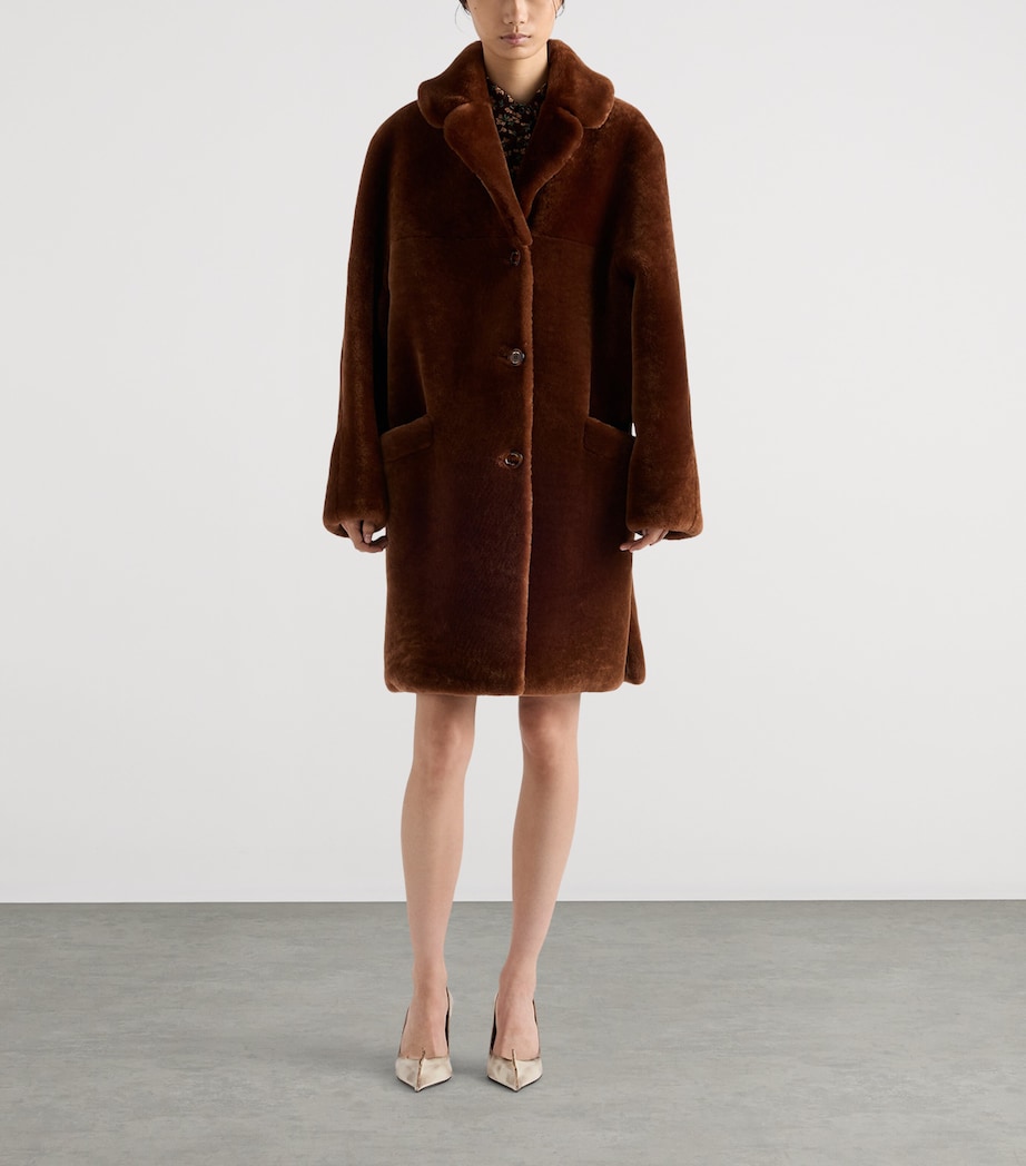 Shearling Coat F0046 Image 2