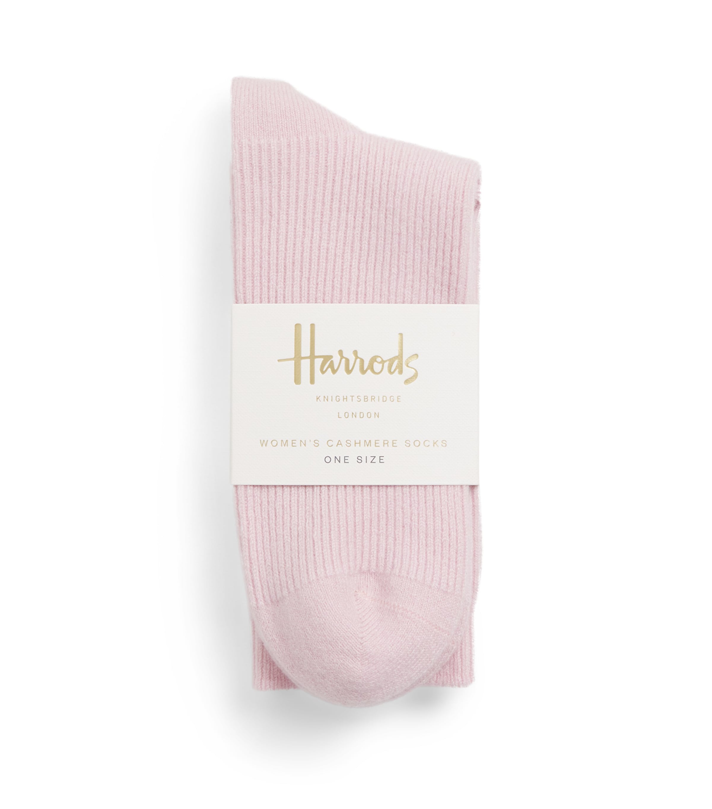 Shop Harrods Cashmere Socks In Pink