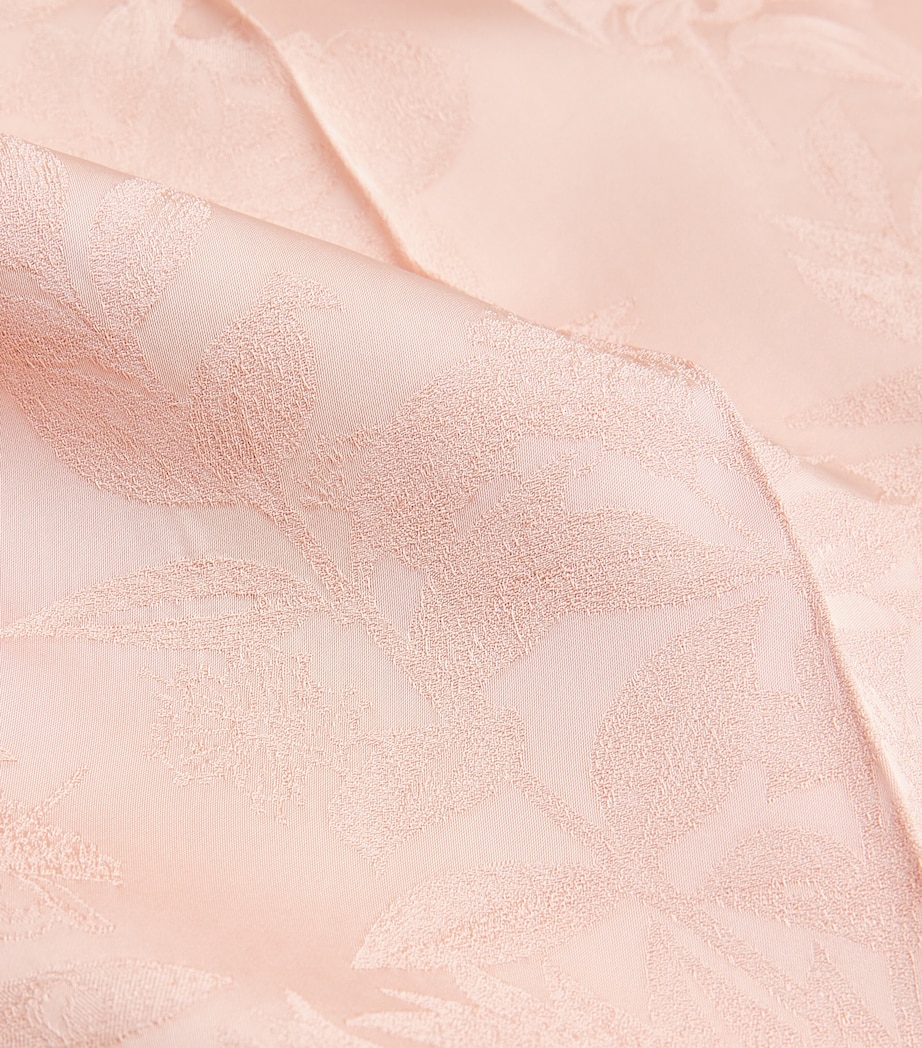 Satin Jacquard Trousers APRICOT / BLUSH Image 5