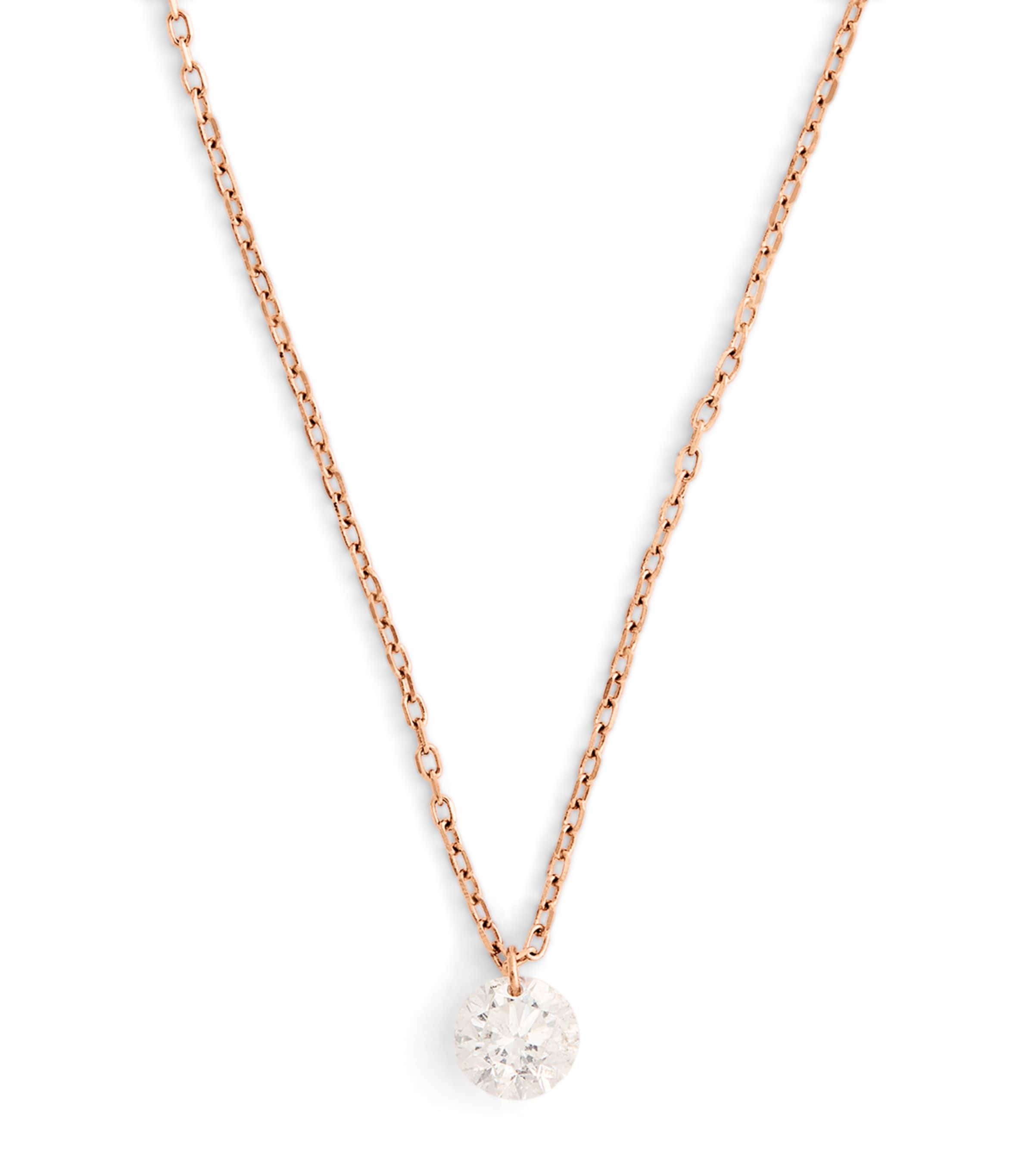 Persée Rose Gold And Diamond Danaé Necklace In Rose Gold