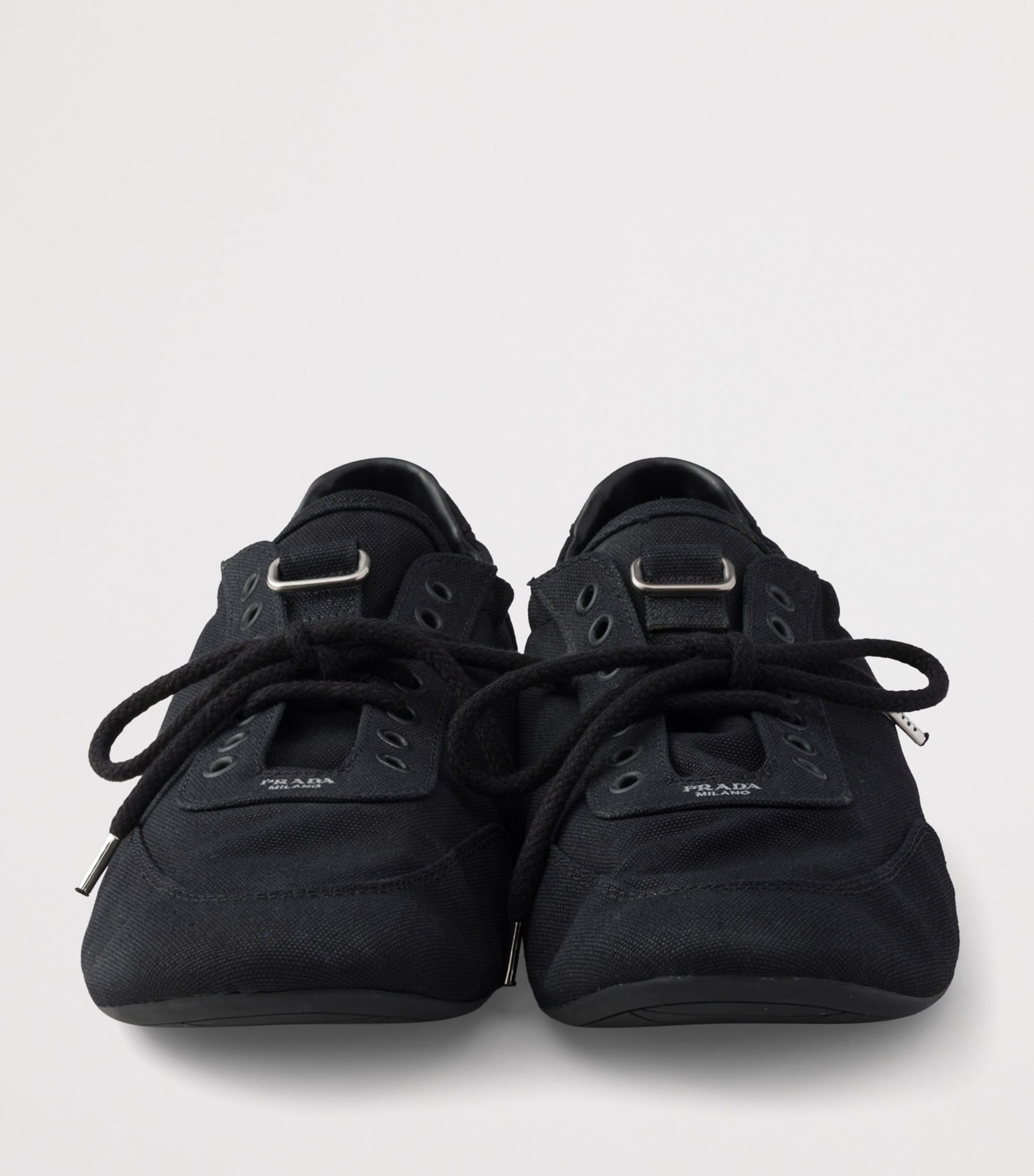 Prada Canvas Collapse Sneakers Image 6