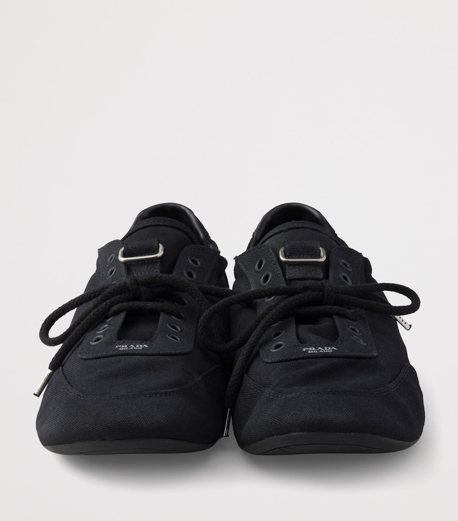 Prada Canvas Collapse Sneakers Image 6