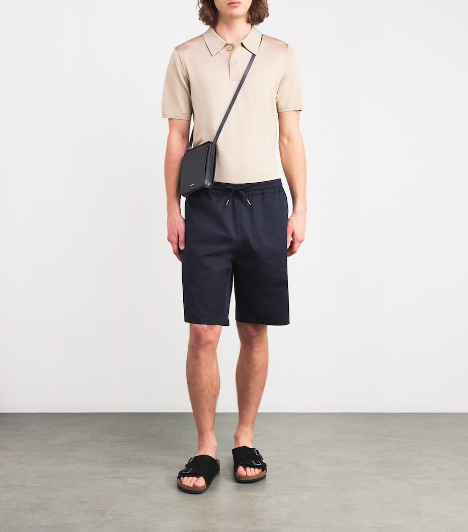 Knitted Polo Shirt OATS Image 2