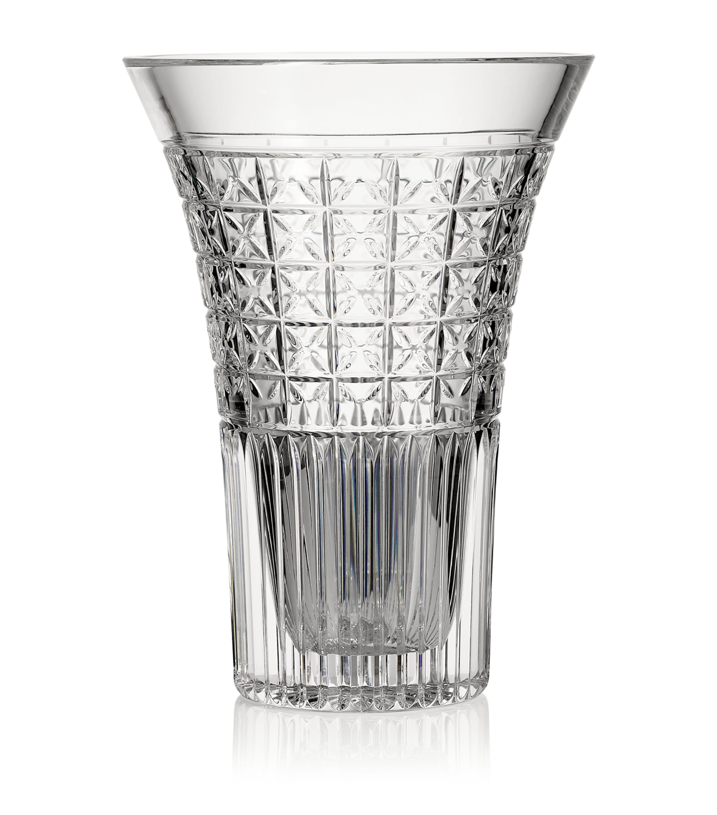 Waterford Mastercraft Powerscourt Vase (25cm) Clear Image 1