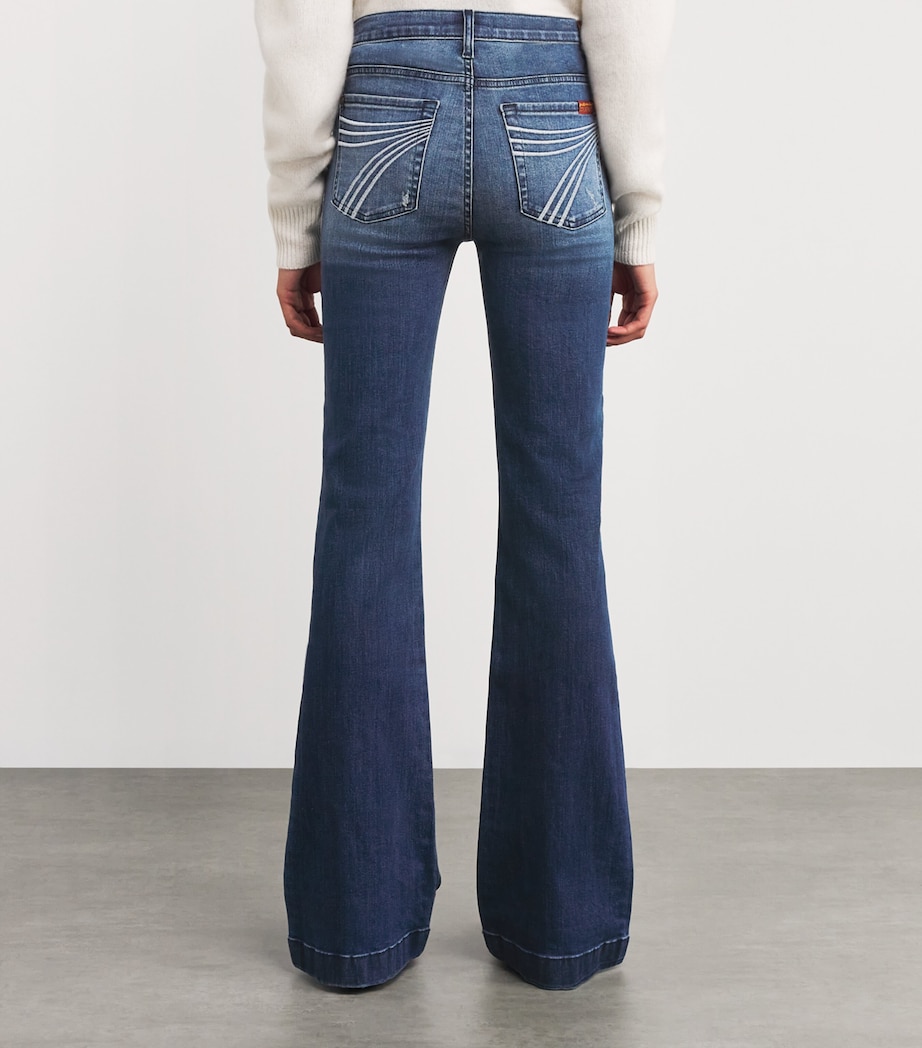 Modern Dojo Soho Flared Jeans U7LKB LAKE BLUE Image 4