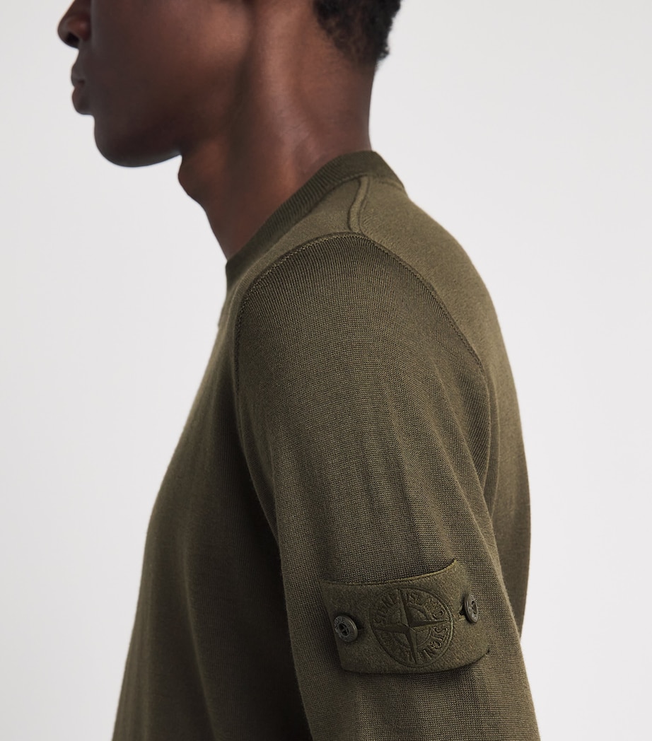 Stone Island Mens Virgin Wool Ghost Sweater Image 3