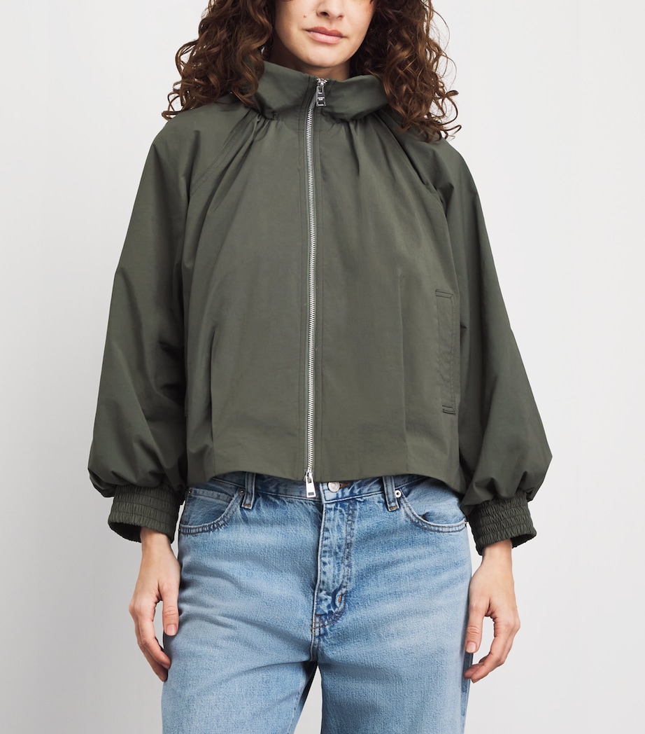 Veronica Beard Womens Circe Bubble Jacket Army Image 4