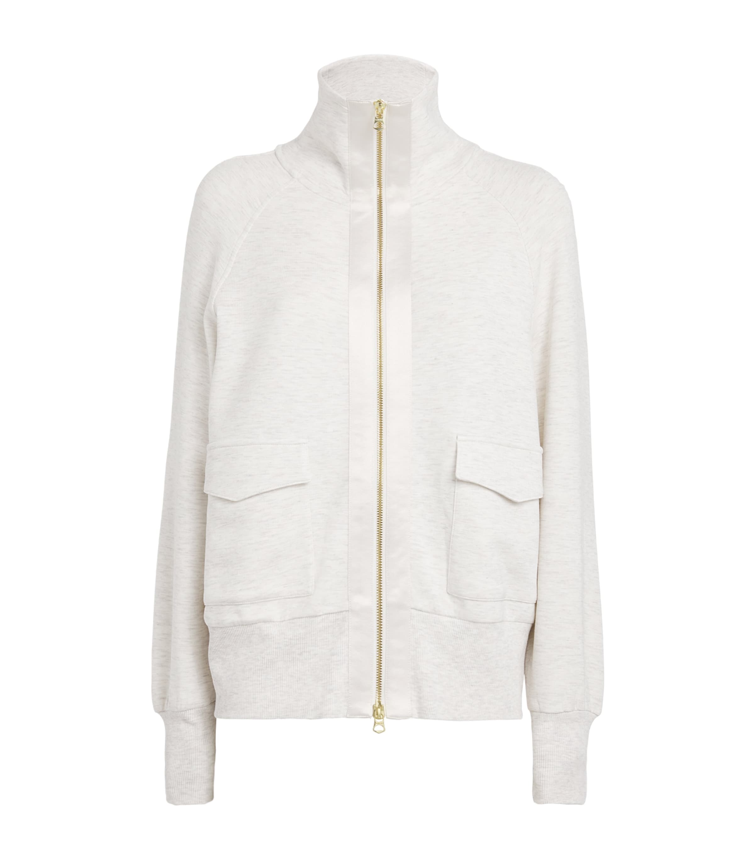 Roxbury Zip-Up Sweatshirt IVORY MARL Image 1