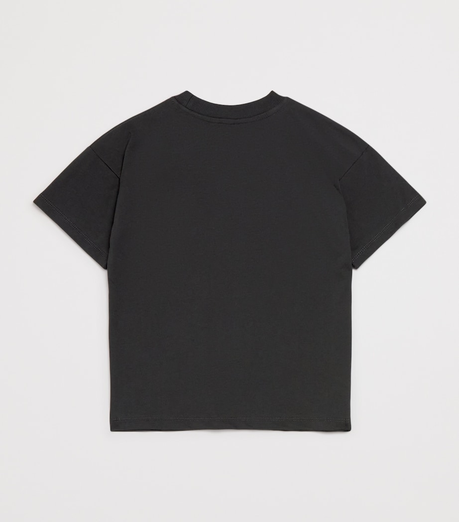 Organic Cotton Panther Patch T-Shirt (3-11 Years) 99BLACK Image 2