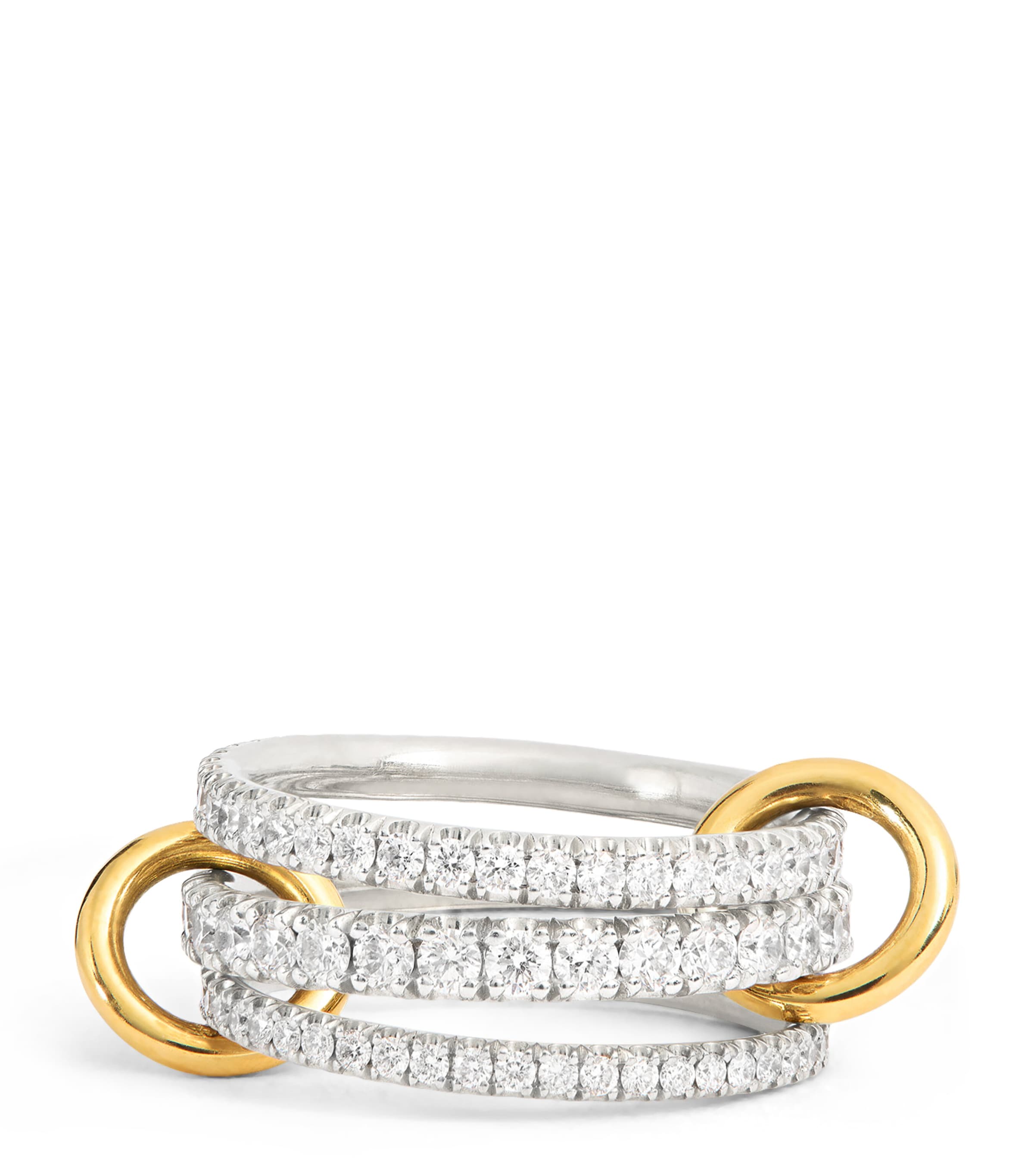 Spinelli Kilcollin White Gold And Diamond Pave Ring In White