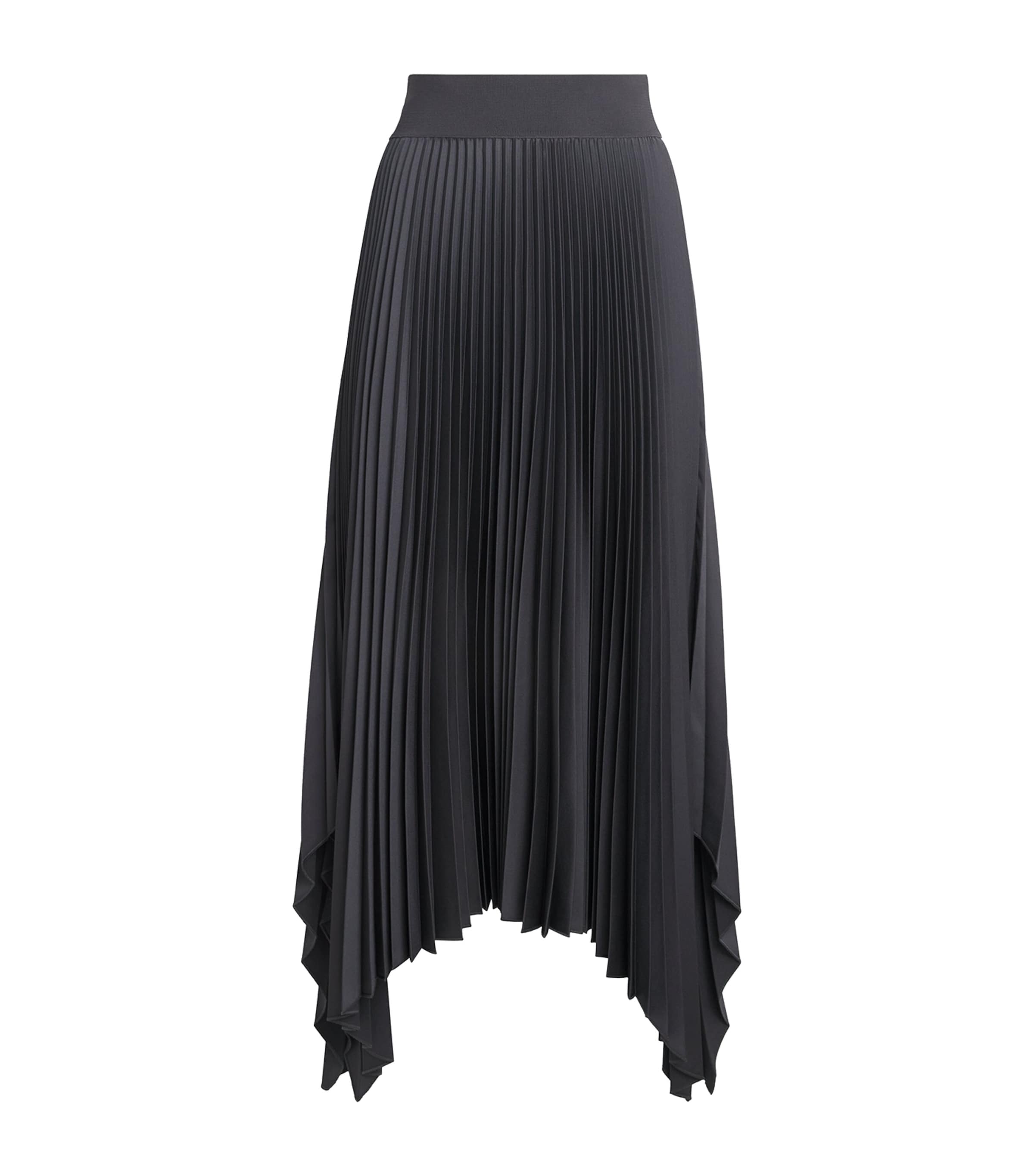Joseph Plissé Ade Midi Skirt In Gray