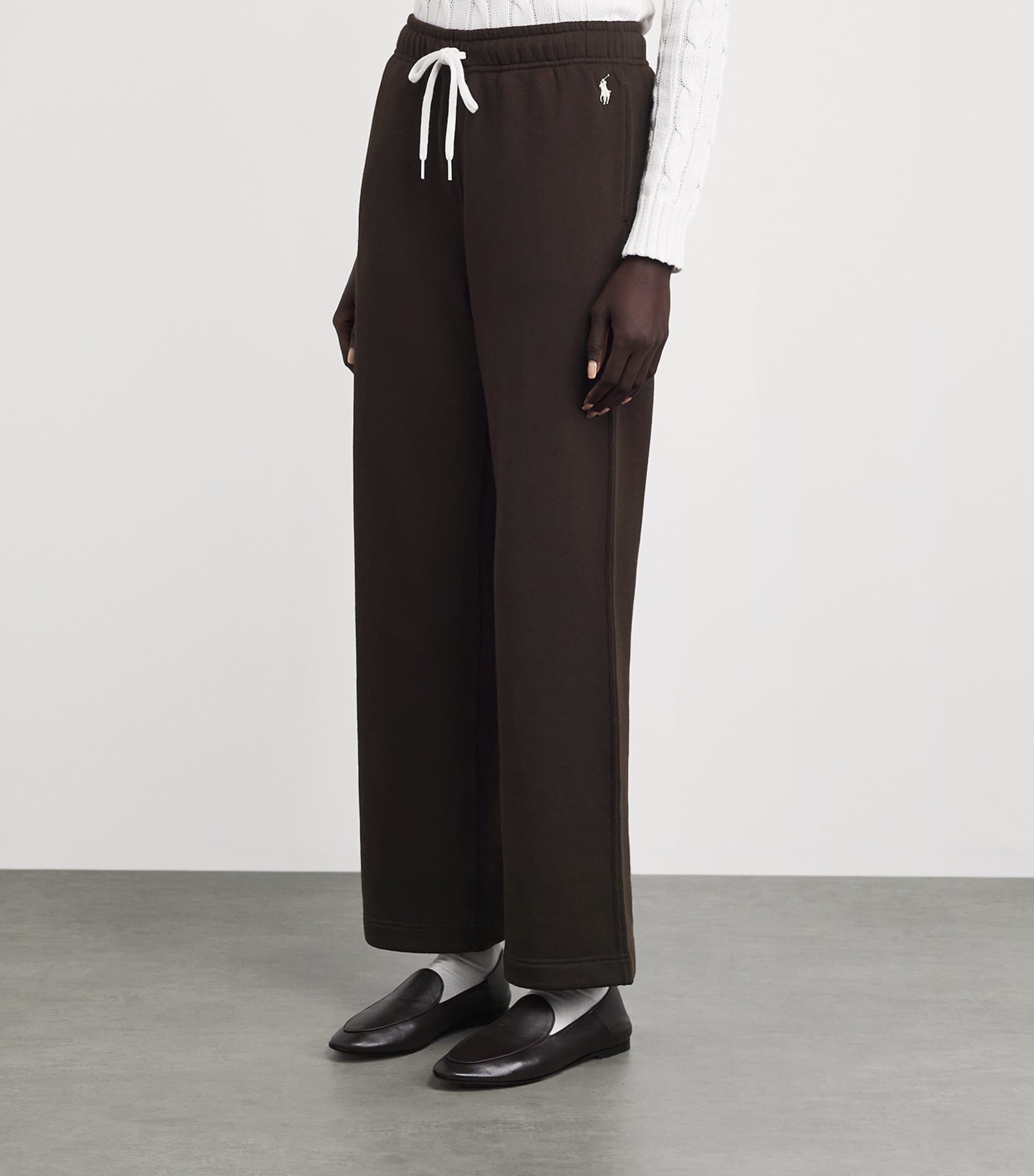 Polo Ralph Lauren Womens Polo Pony Straight Sweatpants Circuit Brown Image 4
