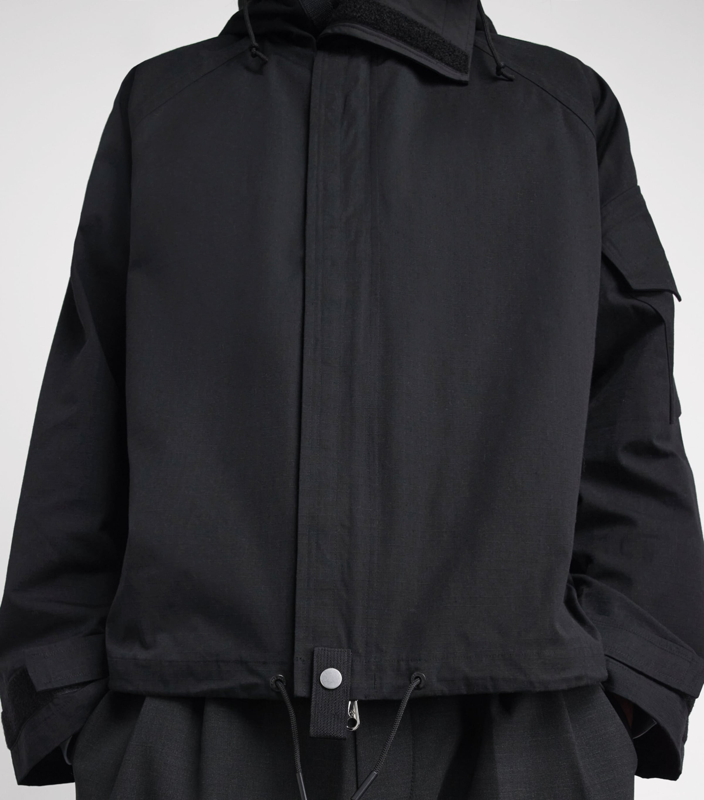 Cole Buxton Mens Cotton Windbreaker Black Image 3