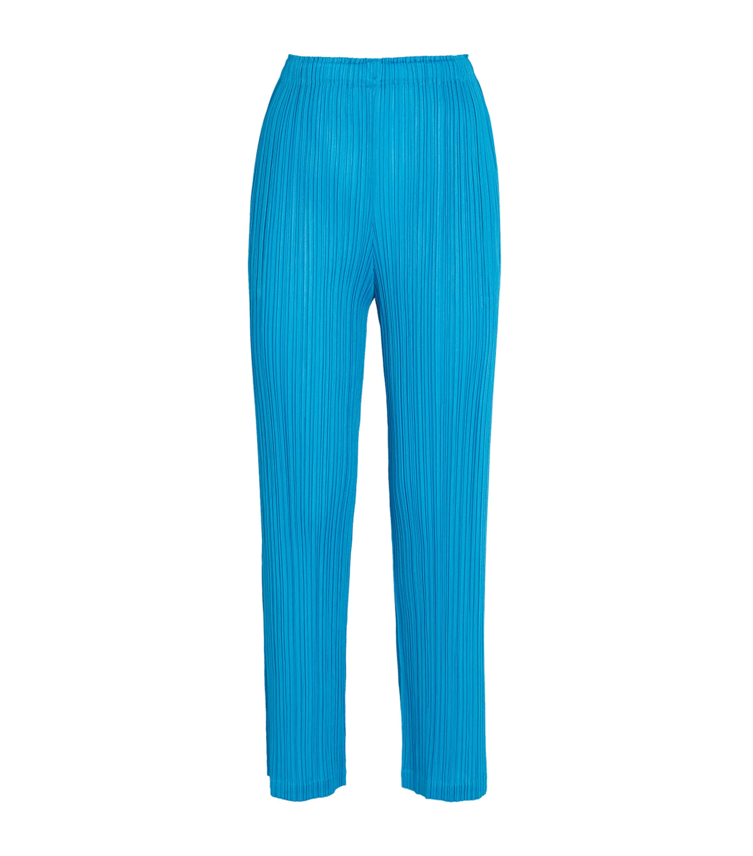Issey Miyake Monthly Colors Straight Trousers In Blue