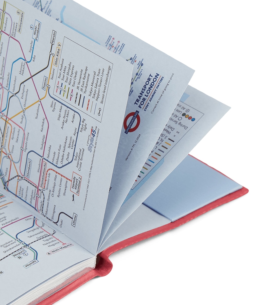 Panama Leather Weekly Diary 2026 RASPBERRY Image 7