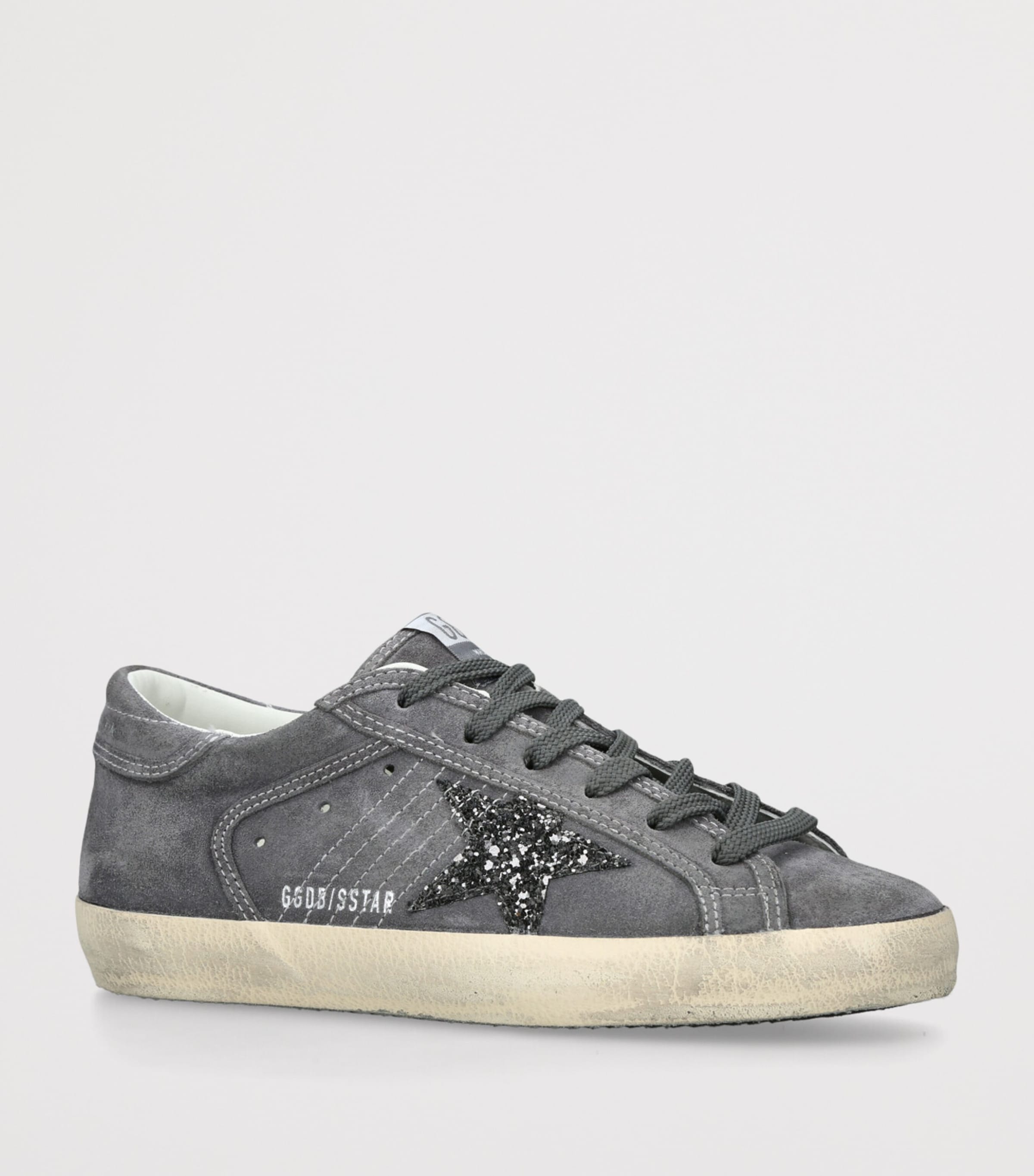 Golden Goose Suede Super Star Sneakers Grey/dark Image 3