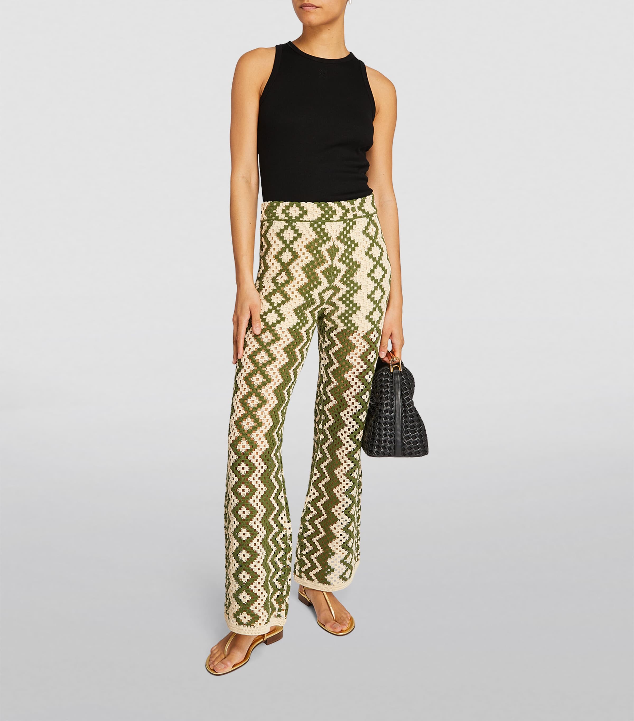 Ribbed Tank Top BLACK Image 2