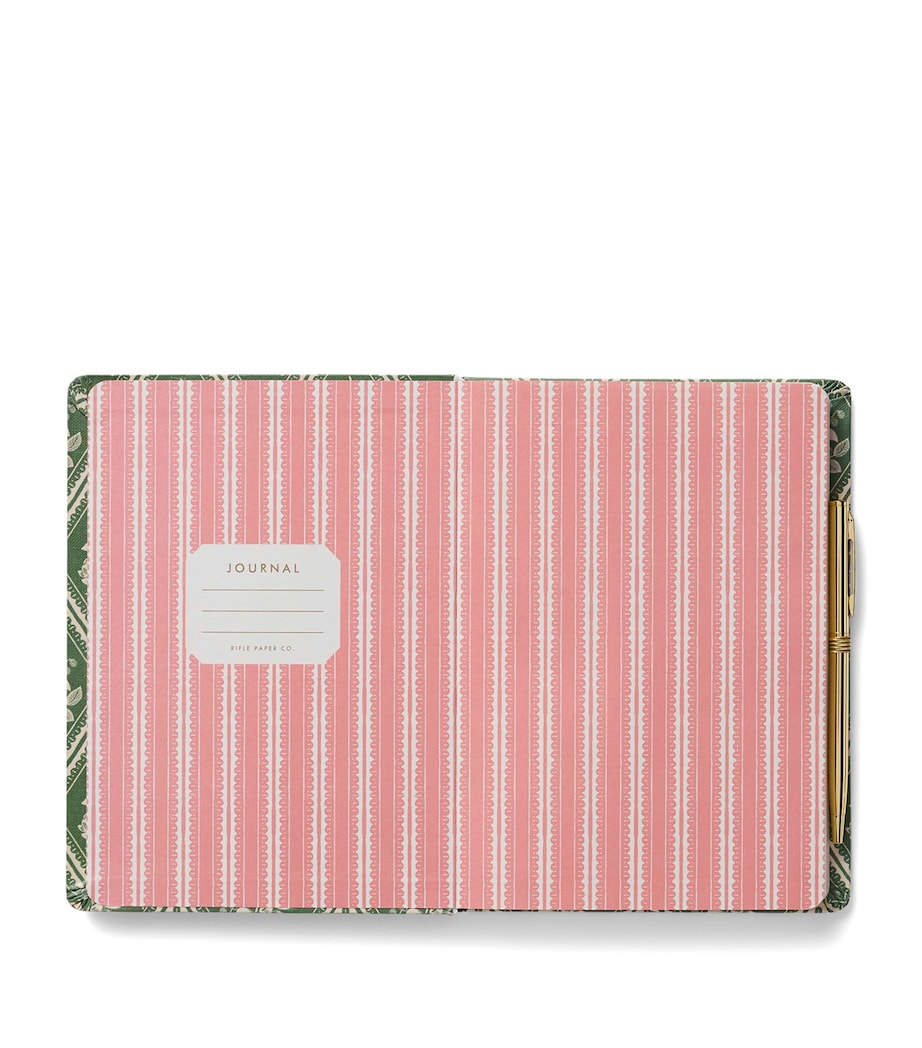 Rose Study Journal and Pen GREEN Image 2