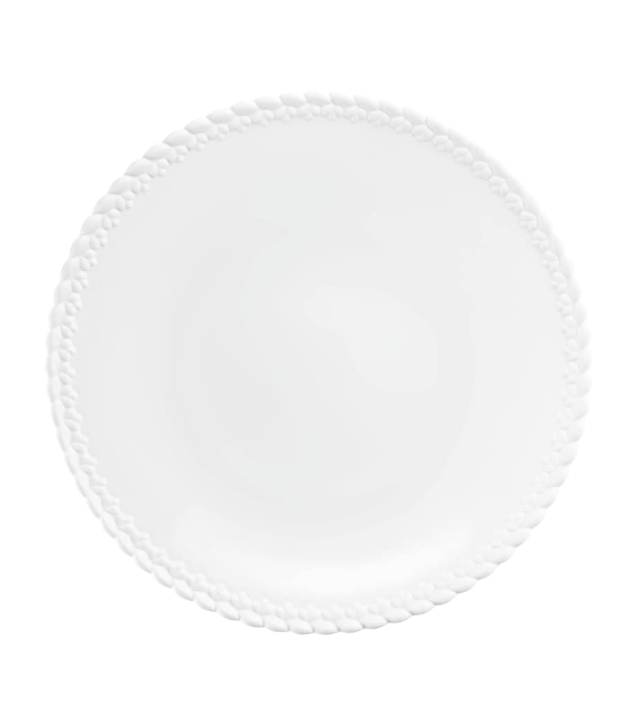 Porcelain Babylone Dinner Plate (27cm) WHITE Image 1