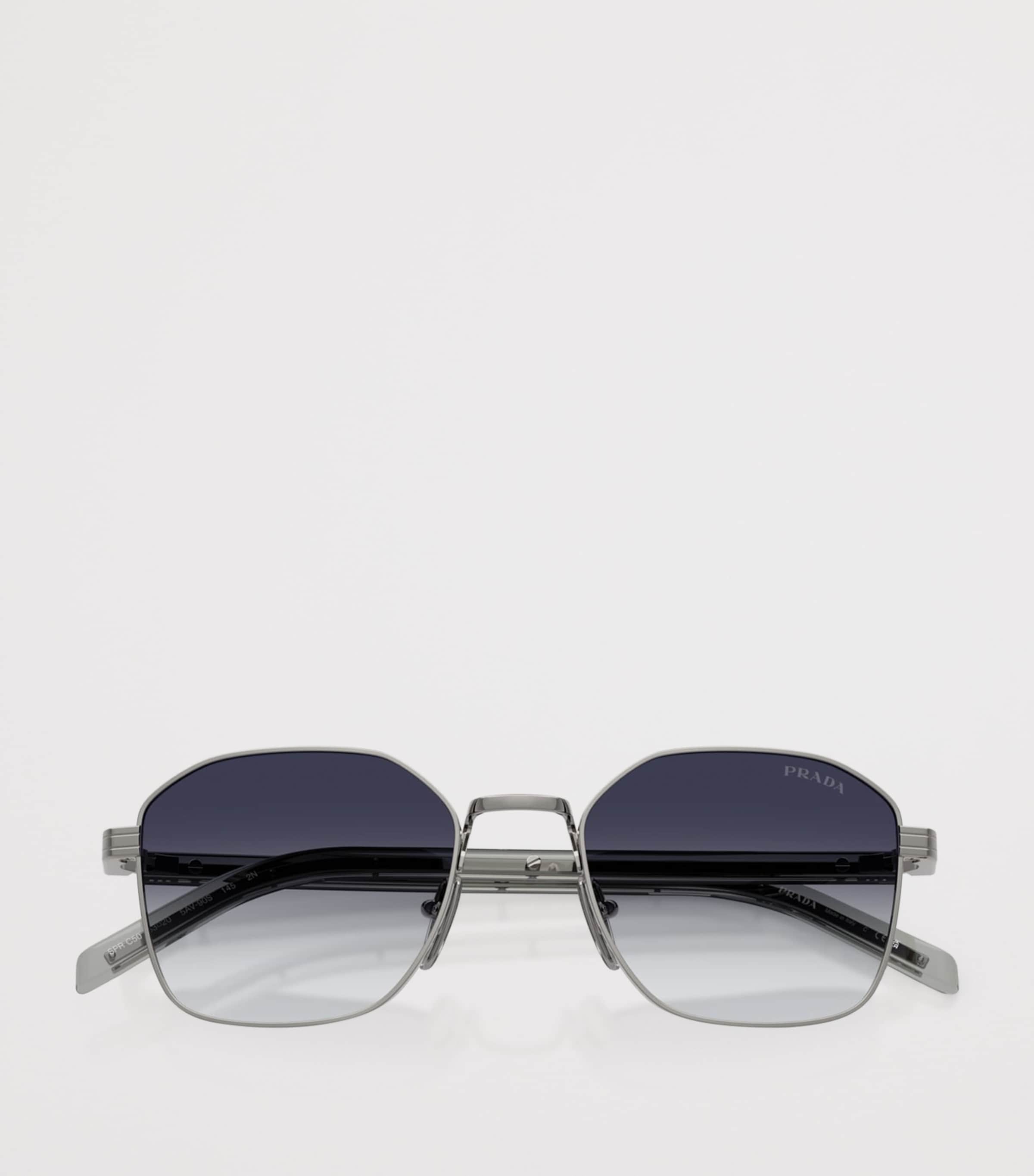 Metal Geometric Sunglasses 5AV90S Image 5