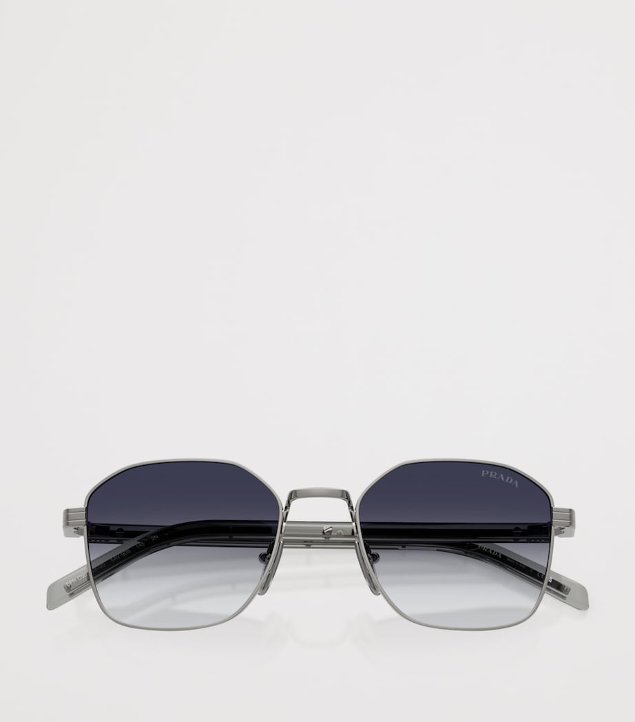 Metal Geometric Sunglasses 5AV90S Image 5