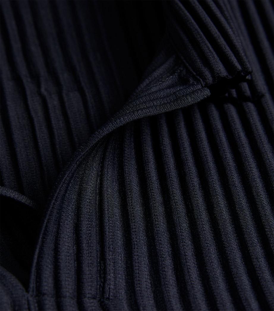 Pleated Polo Shirt 75 NAVY Image 5