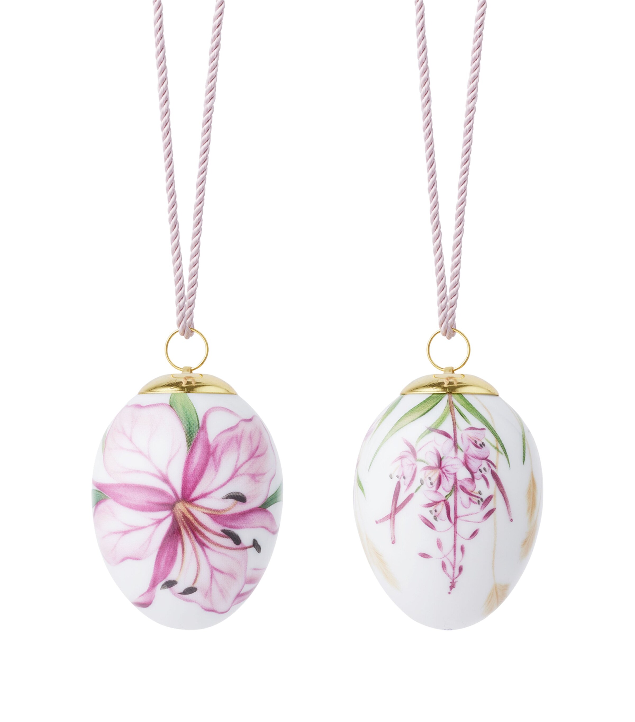Royal Copenhagen Porcelain Fireweed Eggs (6cm) Image 3