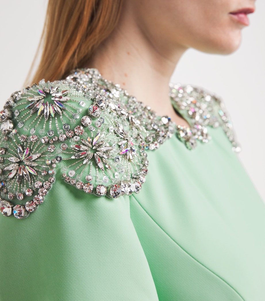 Embellished Daza Maxi Dress 1024 SPRING GREEN Image 4
